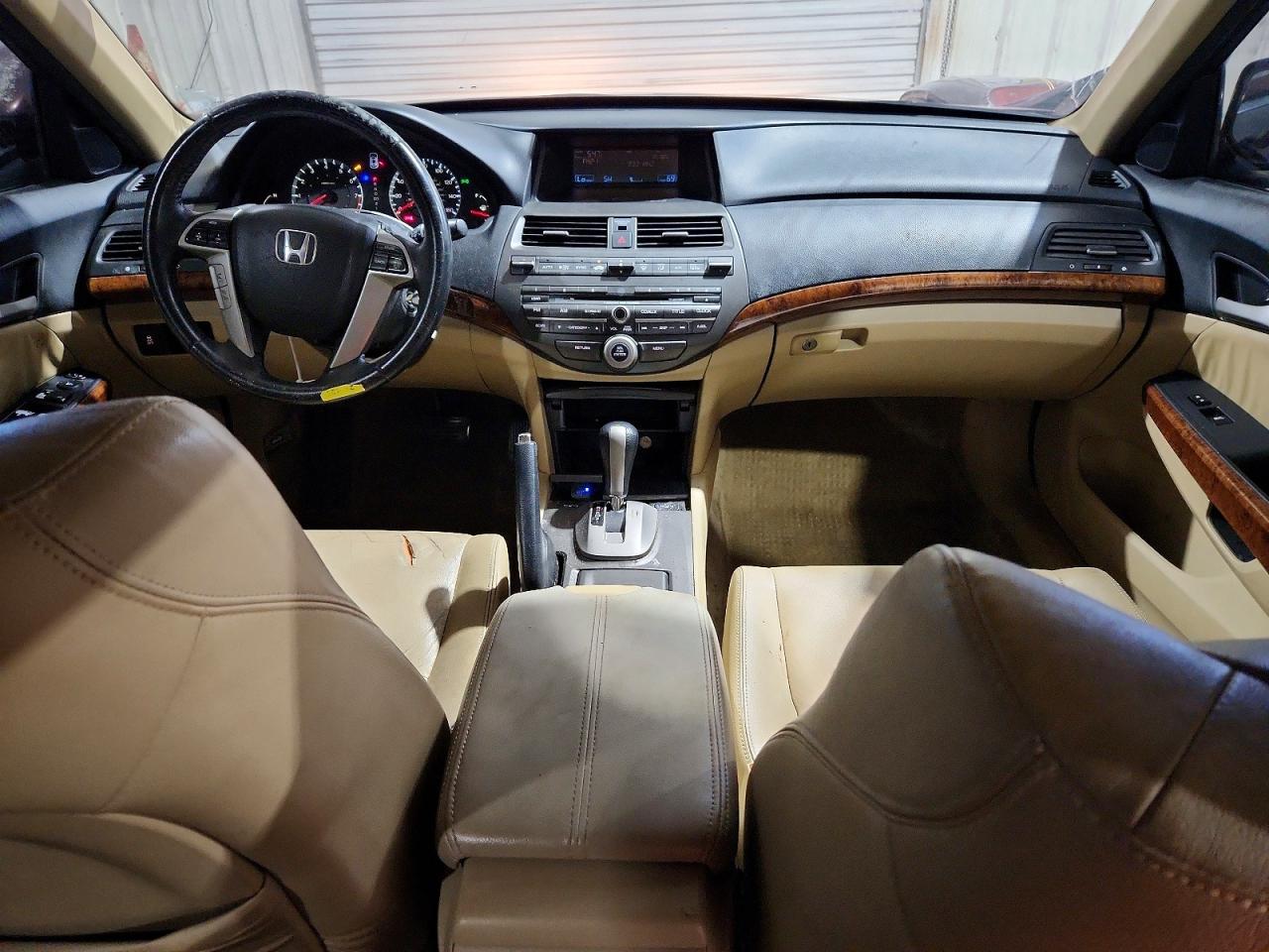 2011 Honda Accord Exl Burgundy vin: 1HGCP2F8XBA068094