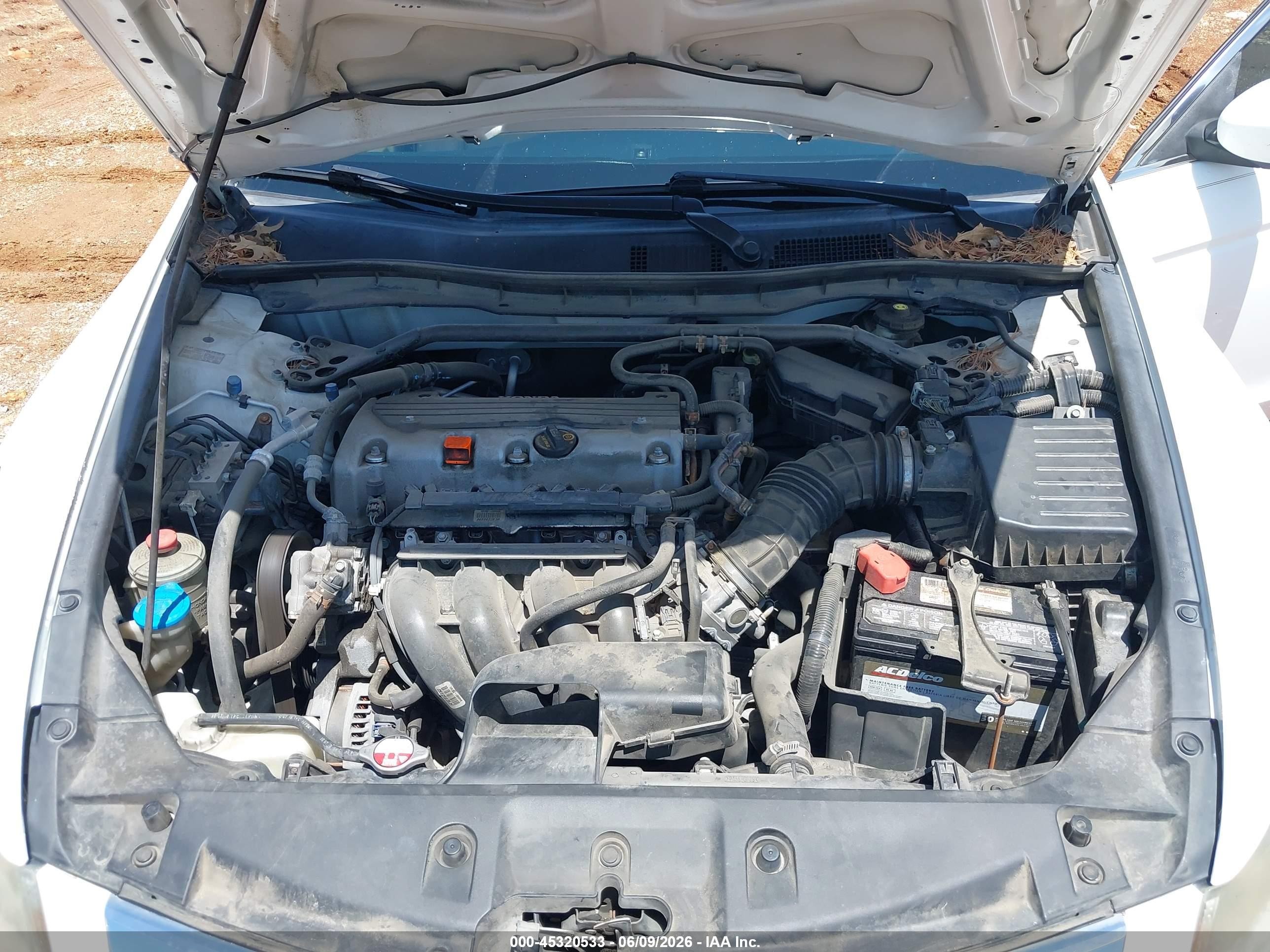 2011 Honda Accord 2.4 Ex-l White vin: 1HGCP2F8XBA091746