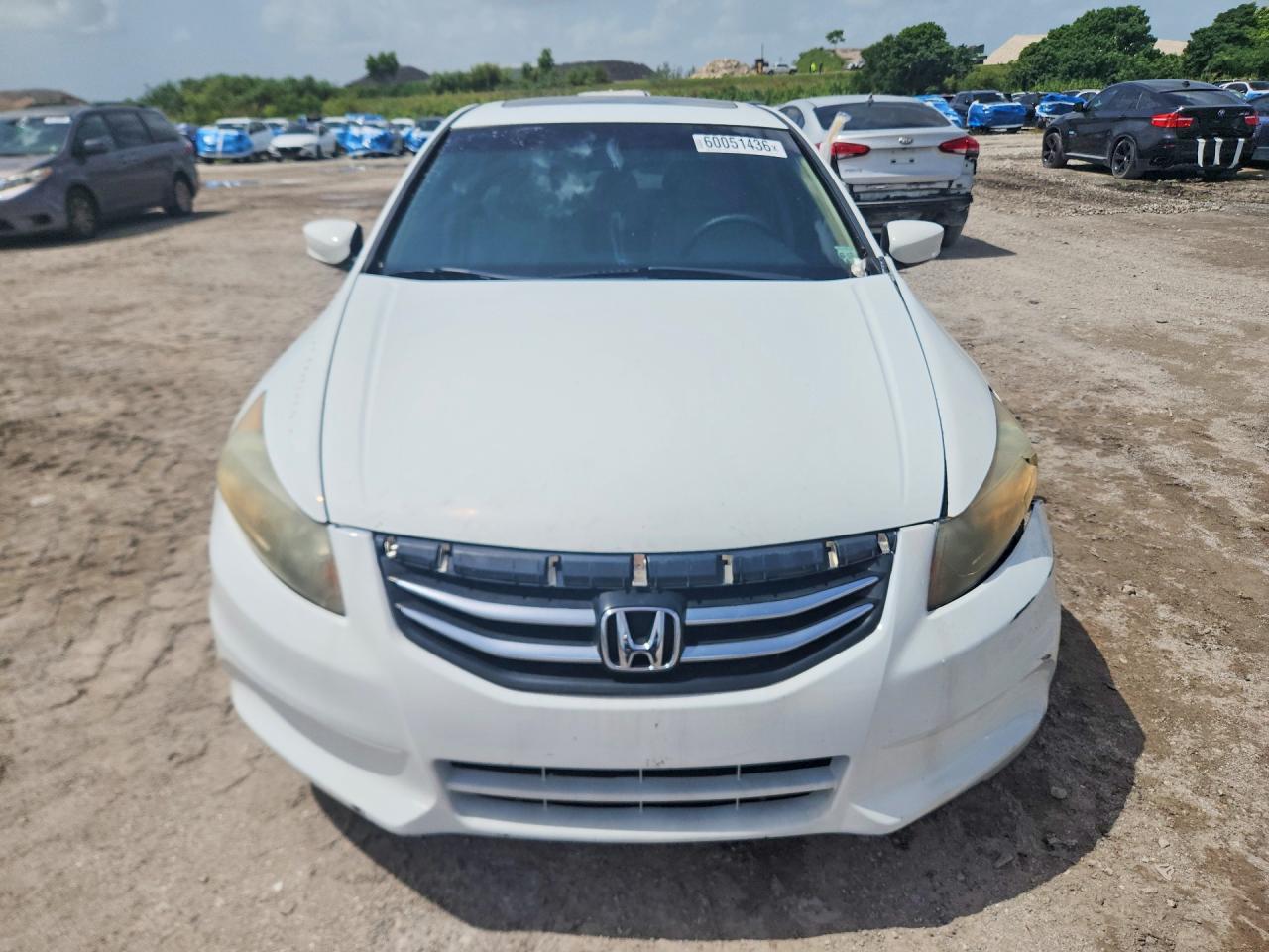 2011 Honda Accord Exl White vin: 1HGCP2F8XBA101269