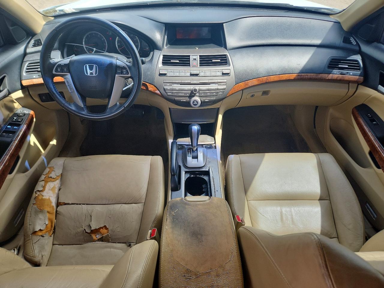 2011 Honda Accord Exl White vin: 1HGCP2F8XBA101269
