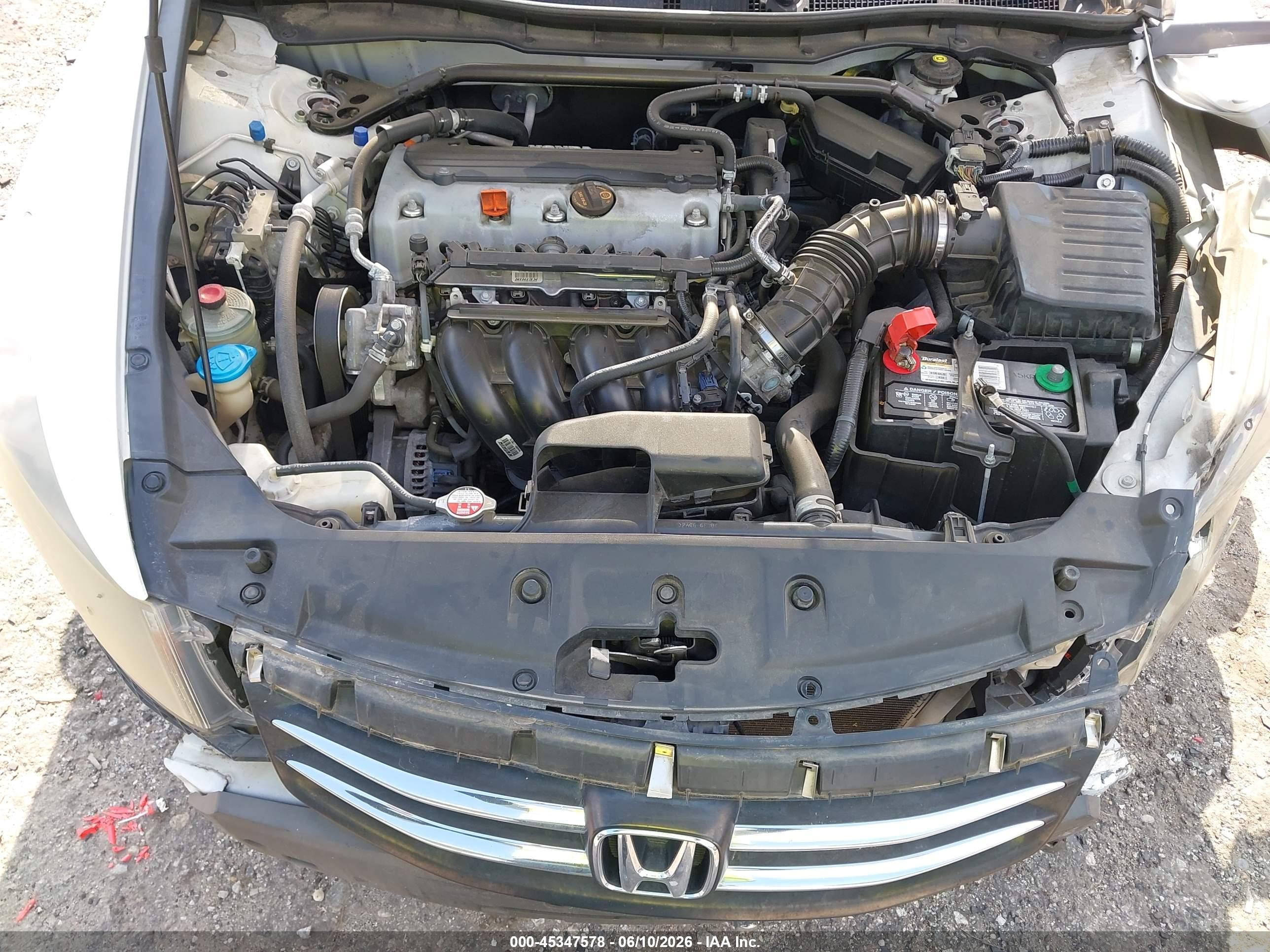 2011 Honda Accord 2.4 Ex-l White vin: 1HGCP2F8XBA103863
