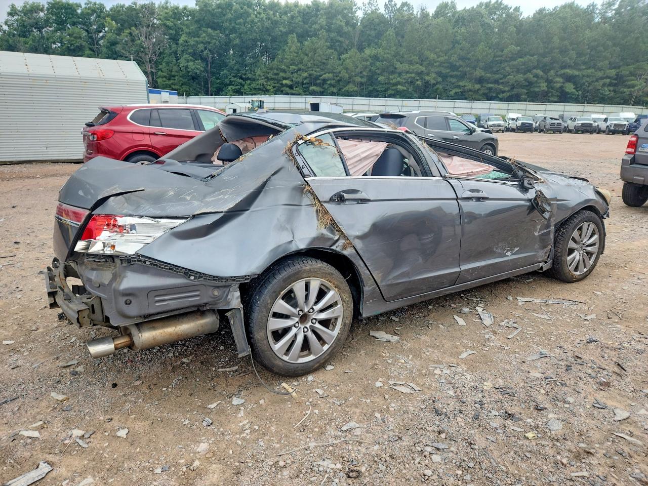 2011 Honda Accord Exl Серый vin: 1HGCP2F8XBA150536