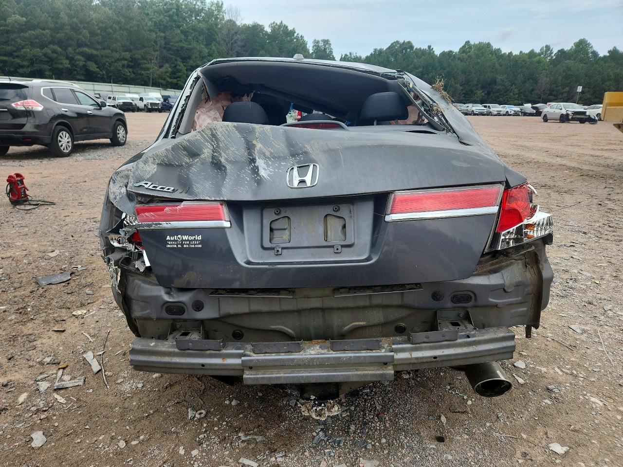 2011 Honda Accord Exl Серый vin: 1HGCP2F8XBA150536