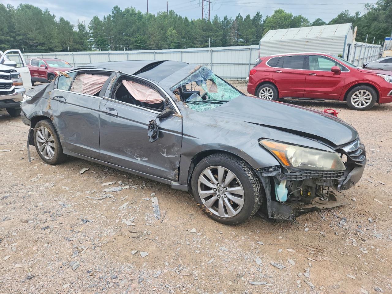 2011 Honda Accord Exl Серый vin: 1HGCP2F8XBA150536