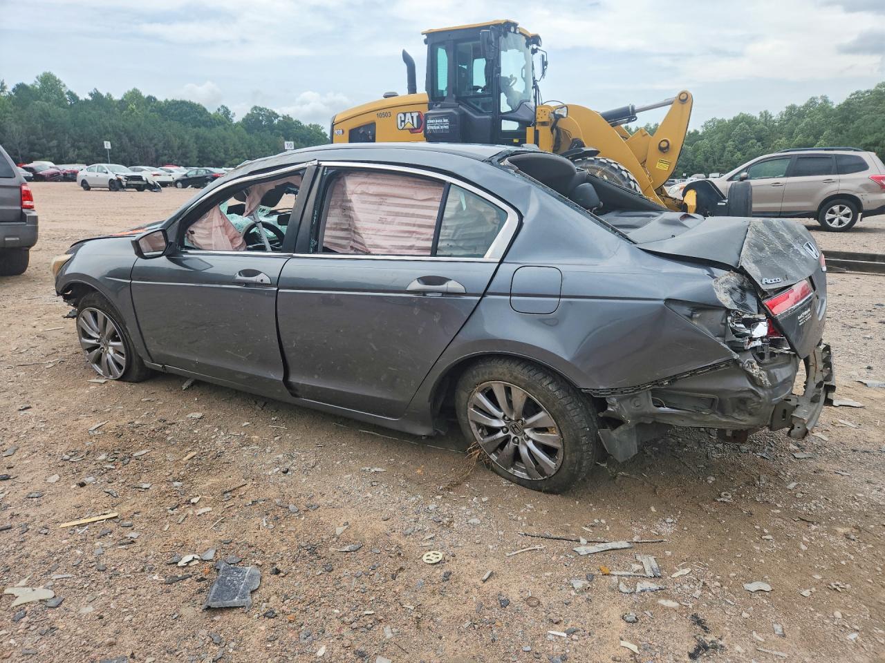 2011 Honda Accord Exl Серый vin: 1HGCP2F8XBA150536