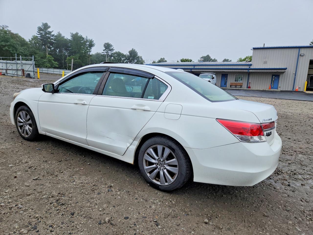 2011 Honda Accord Exl White vin: 1HGCP2F8XBA152870