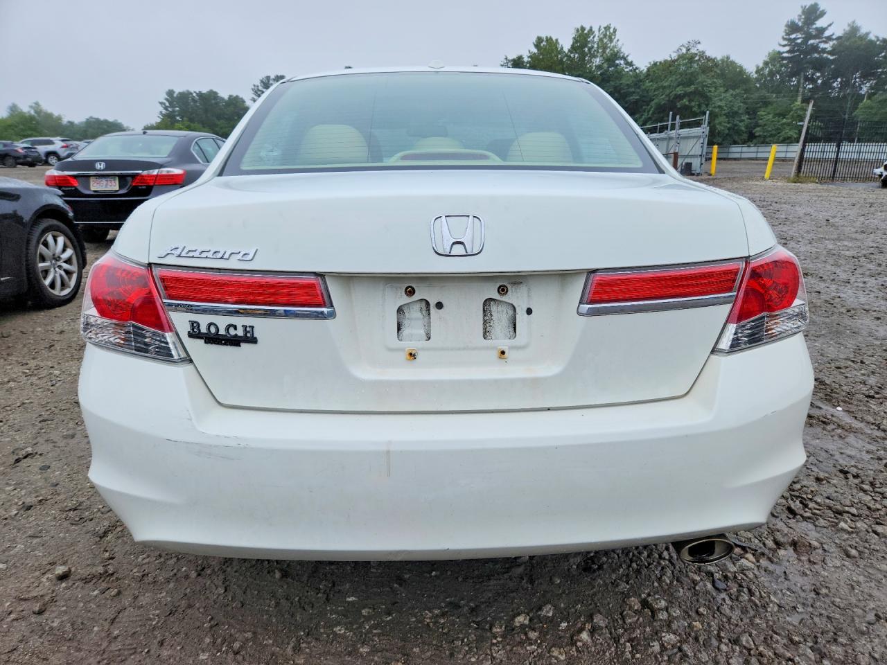 2011 Honda Accord Exl White vin: 1HGCP2F8XBA152870