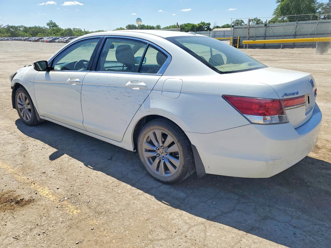 2012 Honda Accord Exl White vin: 1HGCP2F8XCA058005