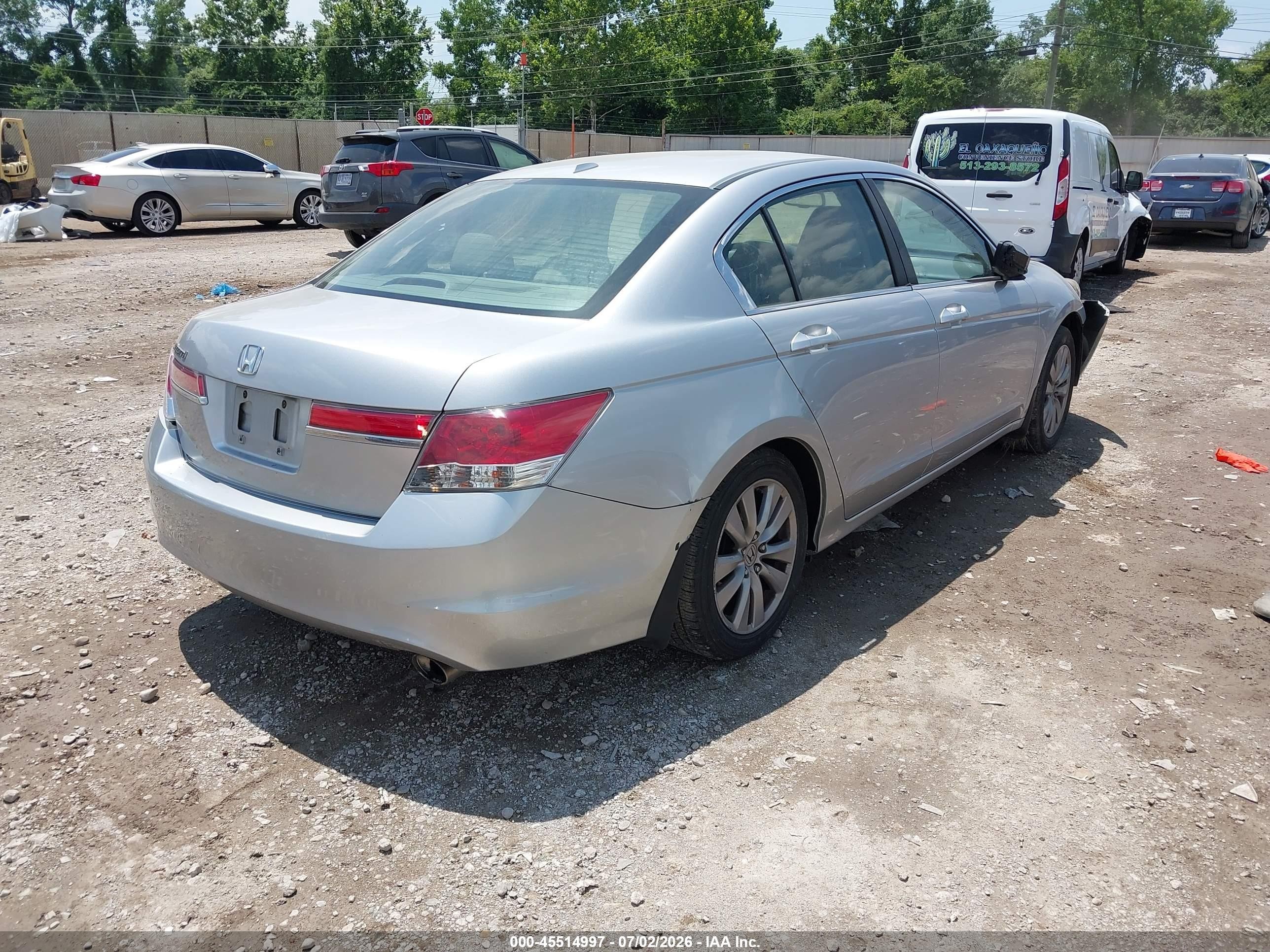 2012 Honda Accord 2.4 Ex-l Blue vin: 1HGCP2F8XCA060661