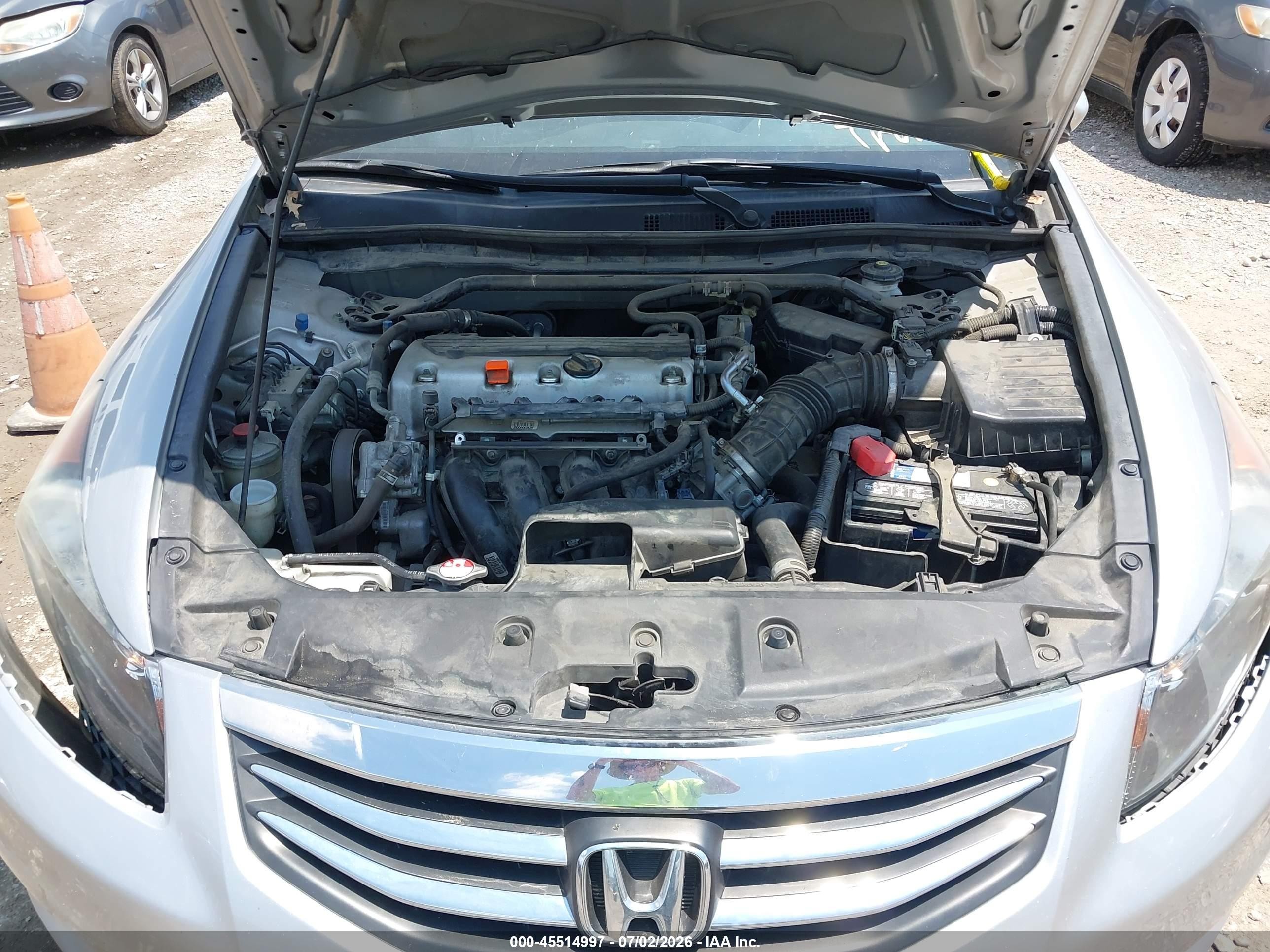 2012 Honda Accord 2.4 Ex-l Blue vin: 1HGCP2F8XCA060661