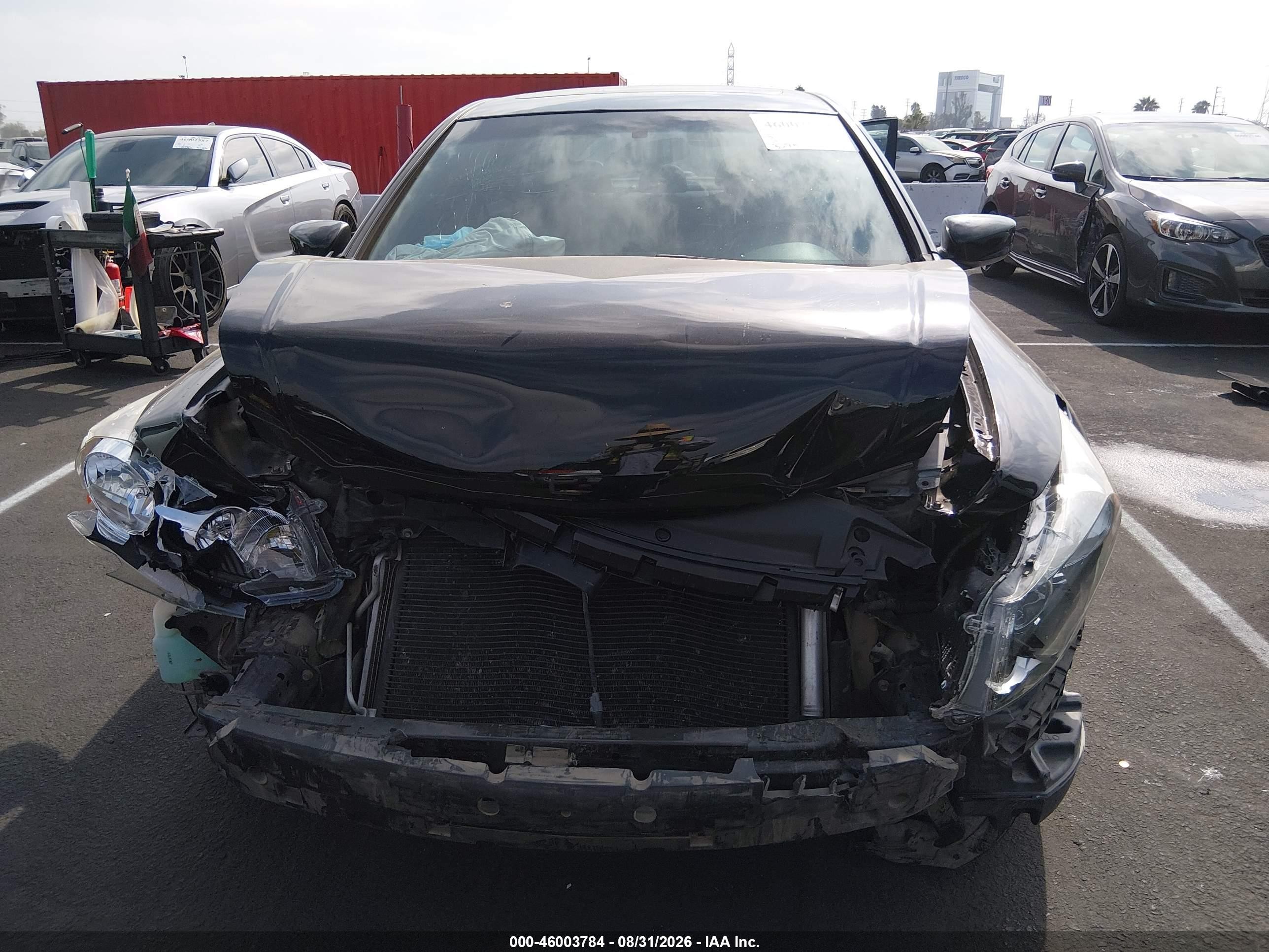 2012 Honda Accord 2.4 Ex-l Black vin: 1HGCP2F8XCA073698
