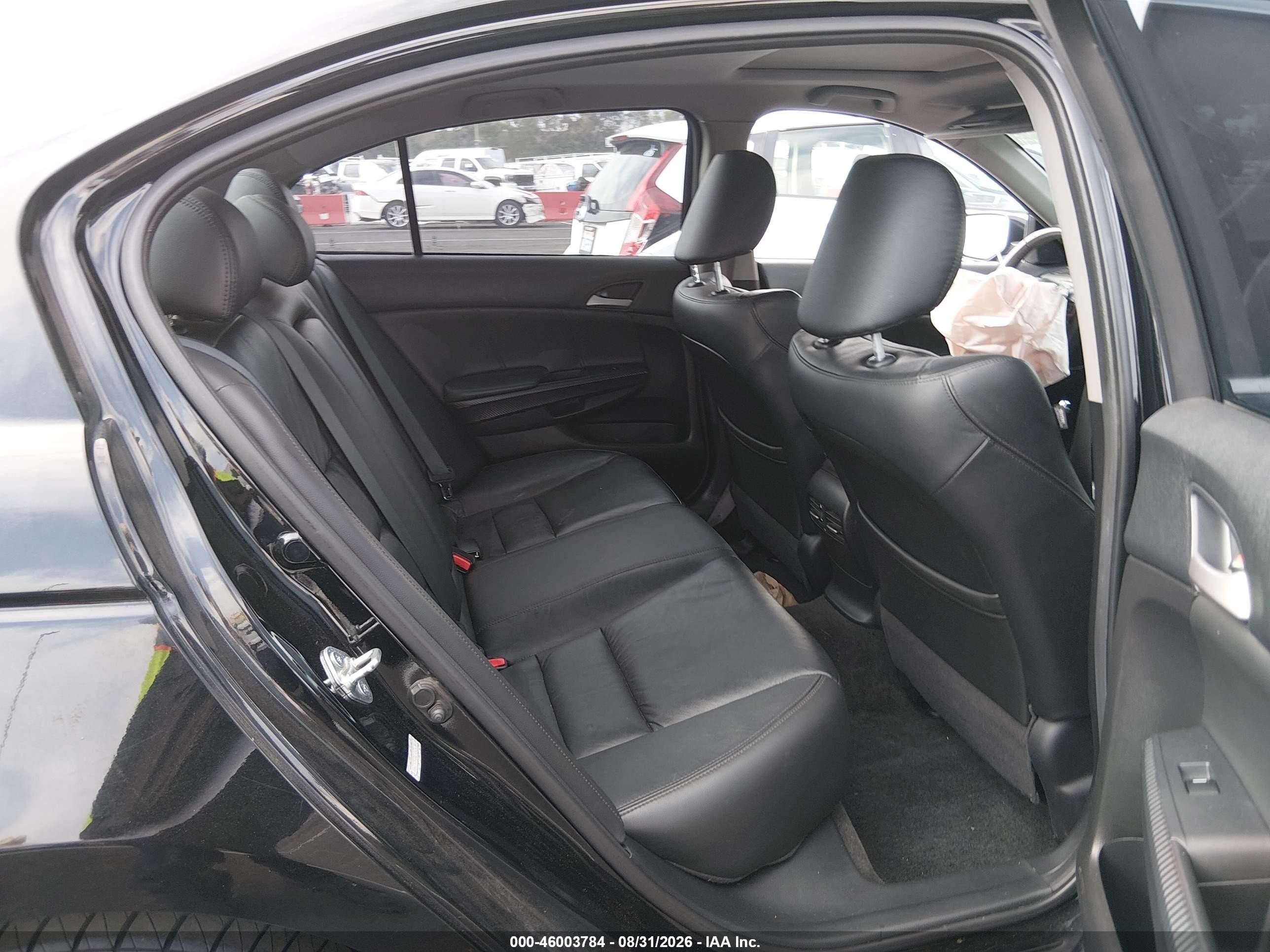 2012 Honda Accord 2.4 Ex-l Black vin: 1HGCP2F8XCA073698