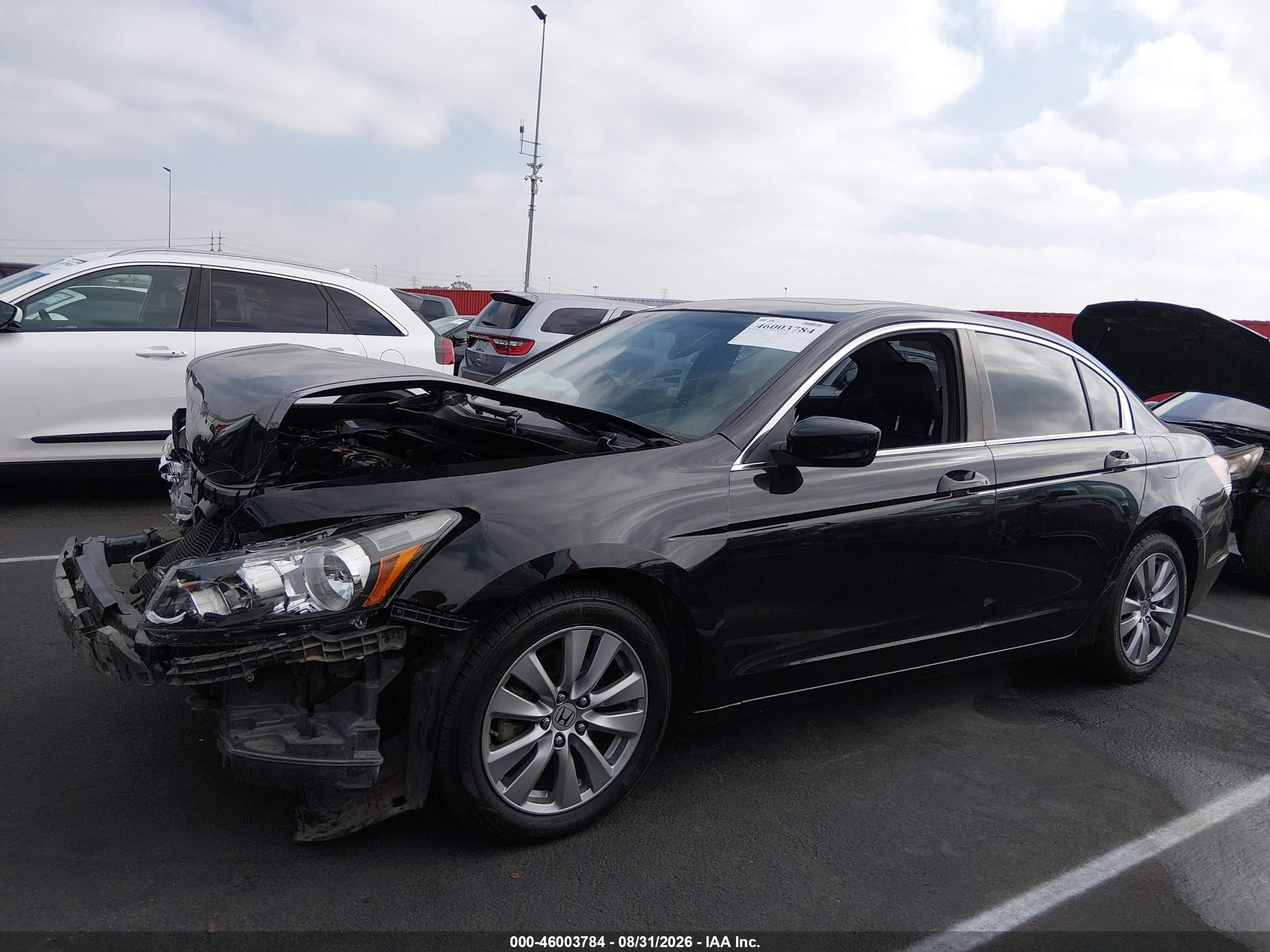 2012 Honda Accord 2.4 Ex-l Black vin: 1HGCP2F8XCA073698