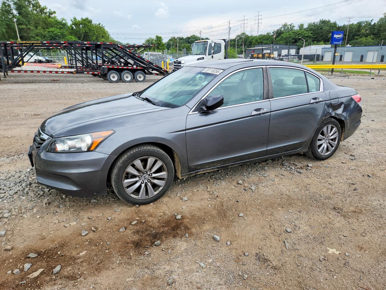 2012 Honda Accord Exl Gray vin: 1HGCP2F8XCA081140