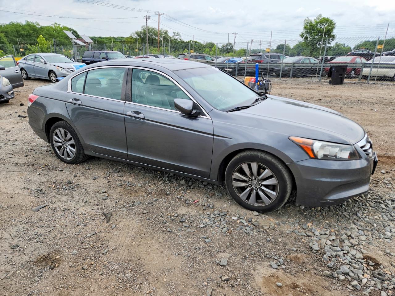 2012 Honda Accord Exl Gray vin: 1HGCP2F8XCA081140