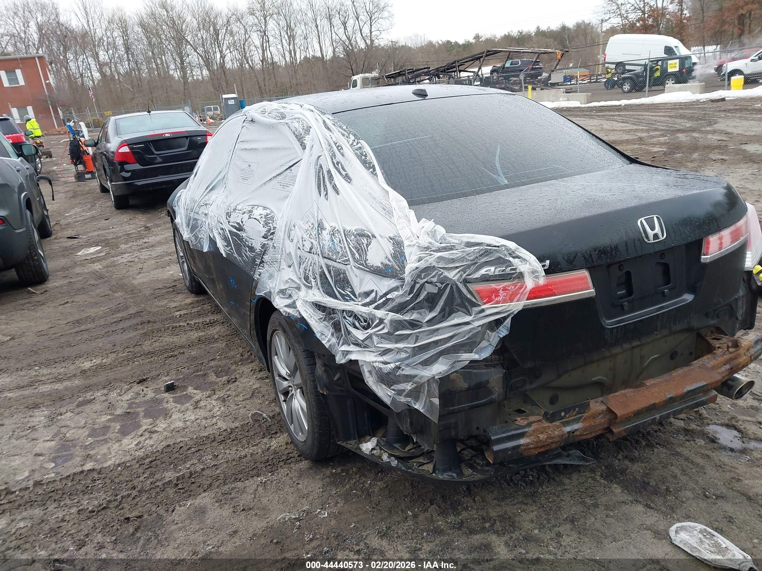 2012 Honda Accord 2.4 Ex-l Black vin: 1HGCP2F8XCA144186