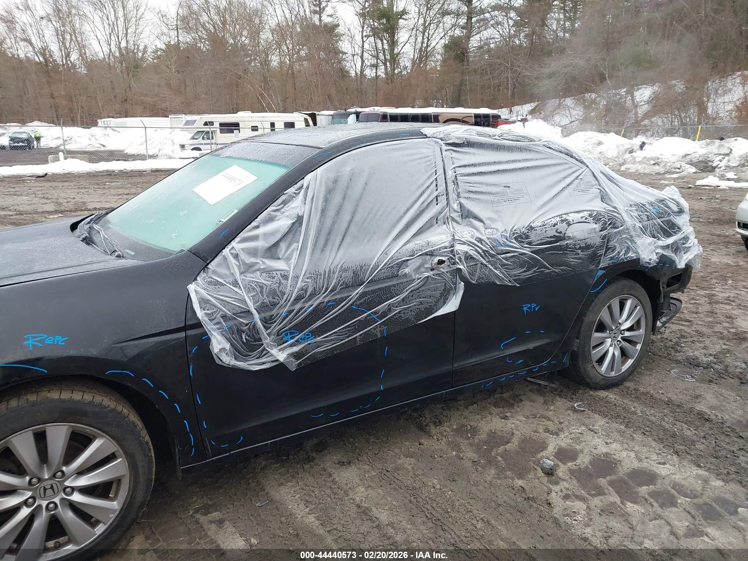 2012 Honda Accord 2.4 Ex-l Black vin: 1HGCP2F8XCA144186