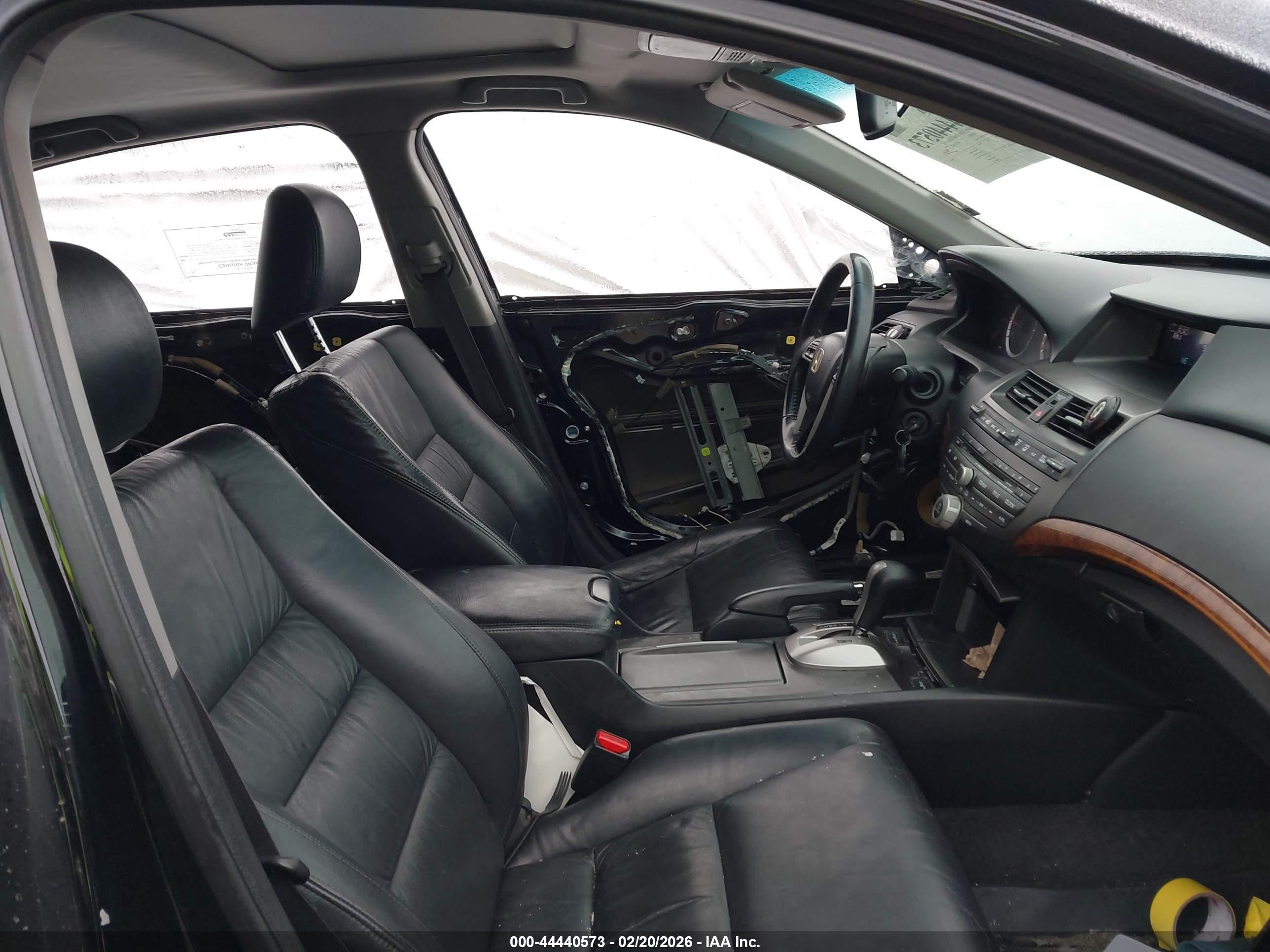 2012 Honda Accord 2.4 Ex-l Black vin: 1HGCP2F8XCA144186