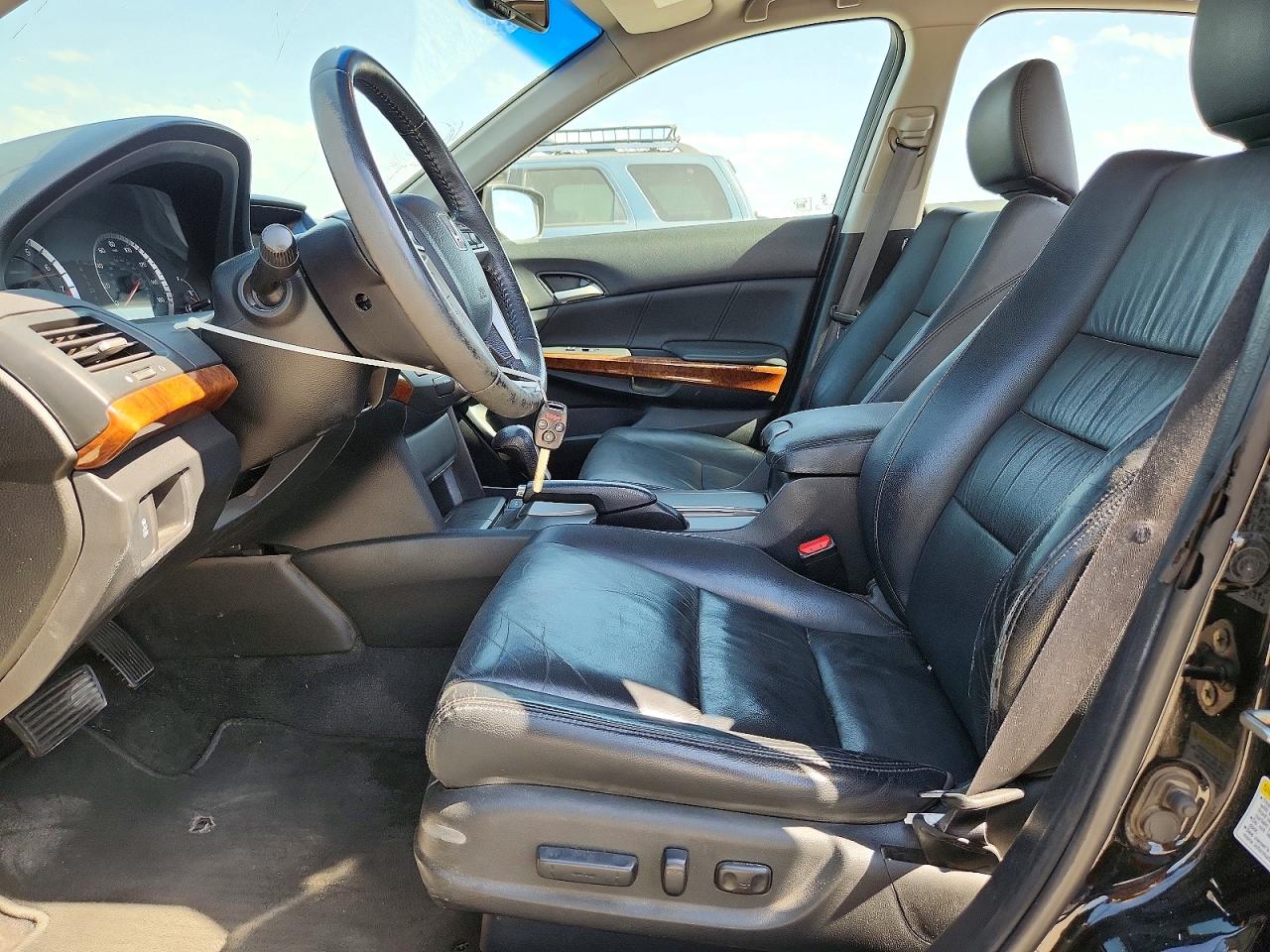 2012 Honda Accord Exl Black vin: 1HGCP2F8XCA144639