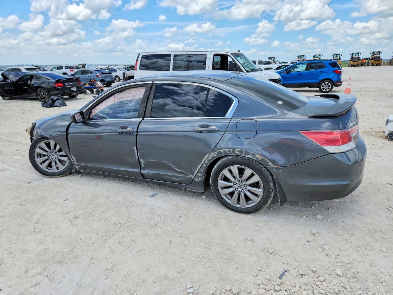 2012 Honda Accord Exl Gray vin: 1HGCP2F8XCA159349