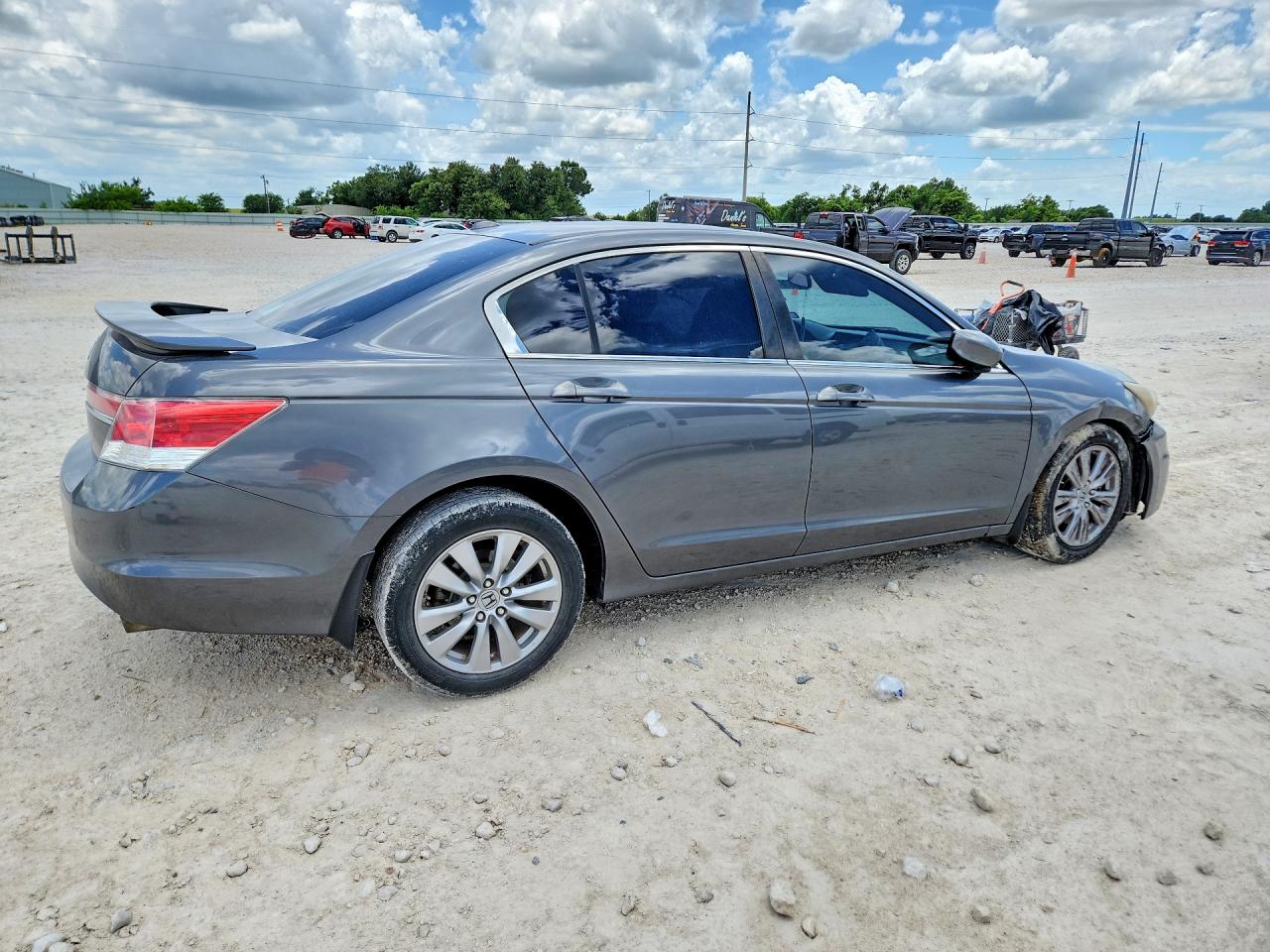 2012 Honda Accord Exl Gray vin: 1HGCP2F8XCA159349
