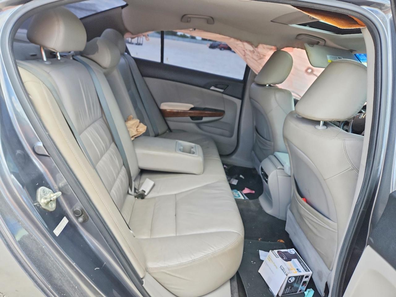 2012 Honda Accord Exl Gray vin: 1HGCP2F8XCA159349