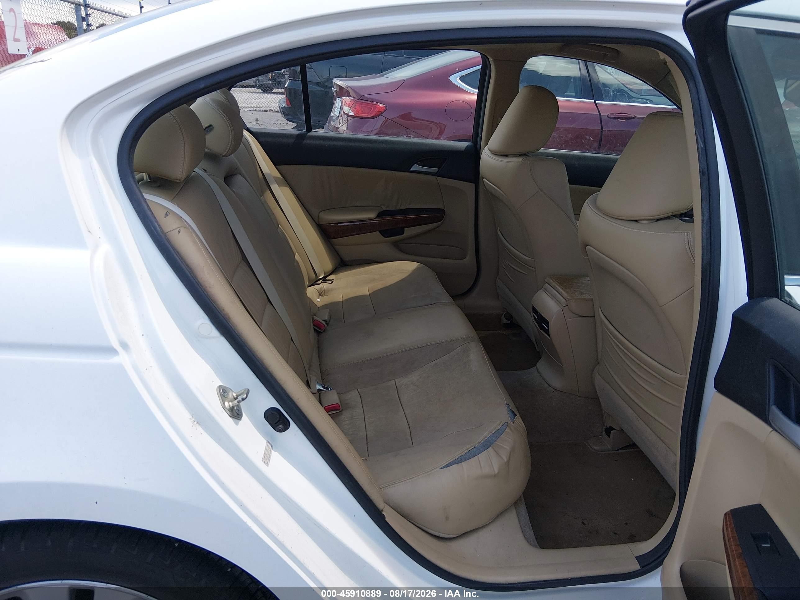 2012 Honda Accord 2.4 Ex-l Белый vin: 1HGCP2F8XCA164003