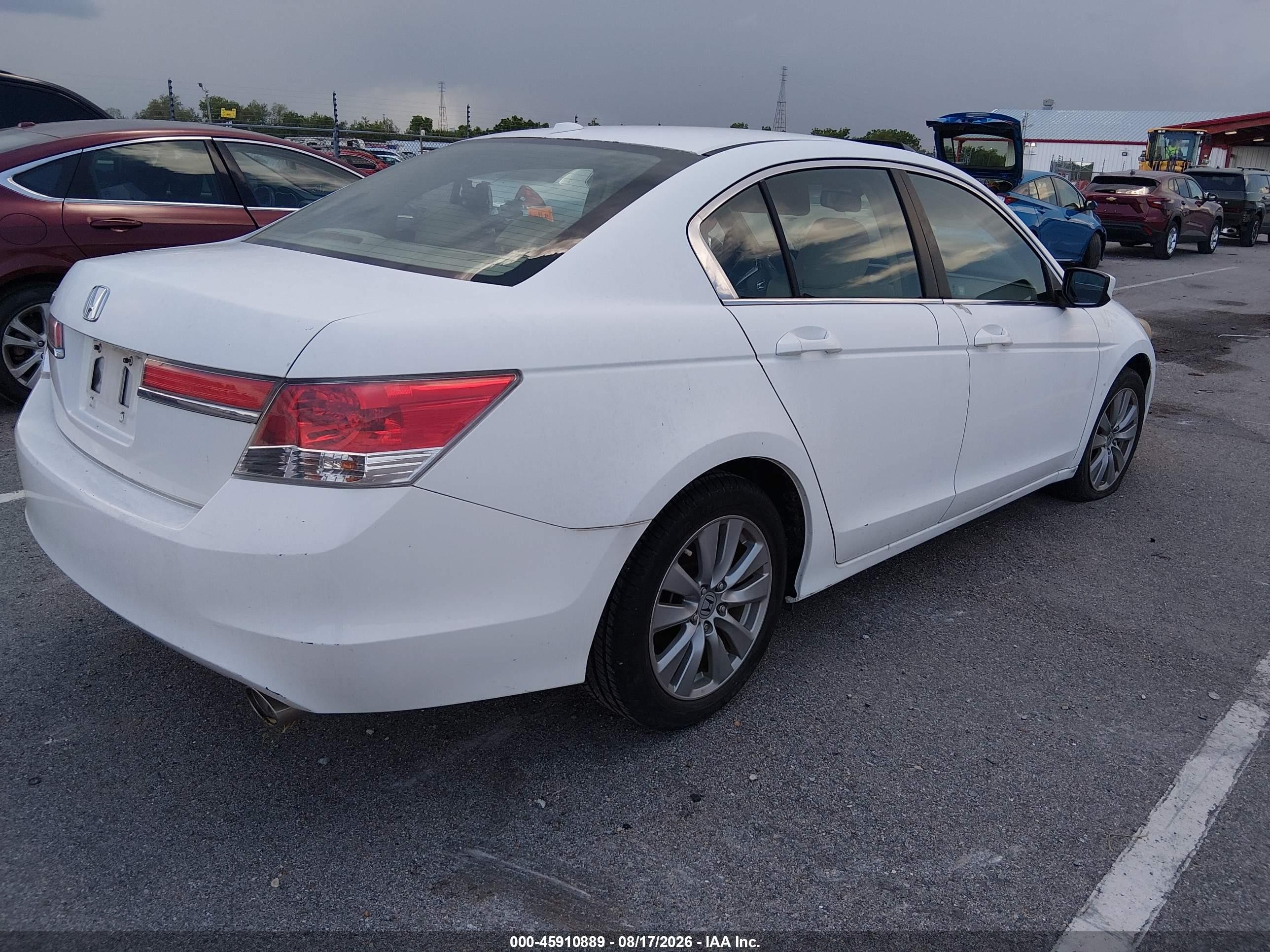 2012 Honda Accord 2.4 Ex-l Белый vin: 1HGCP2F8XCA164003