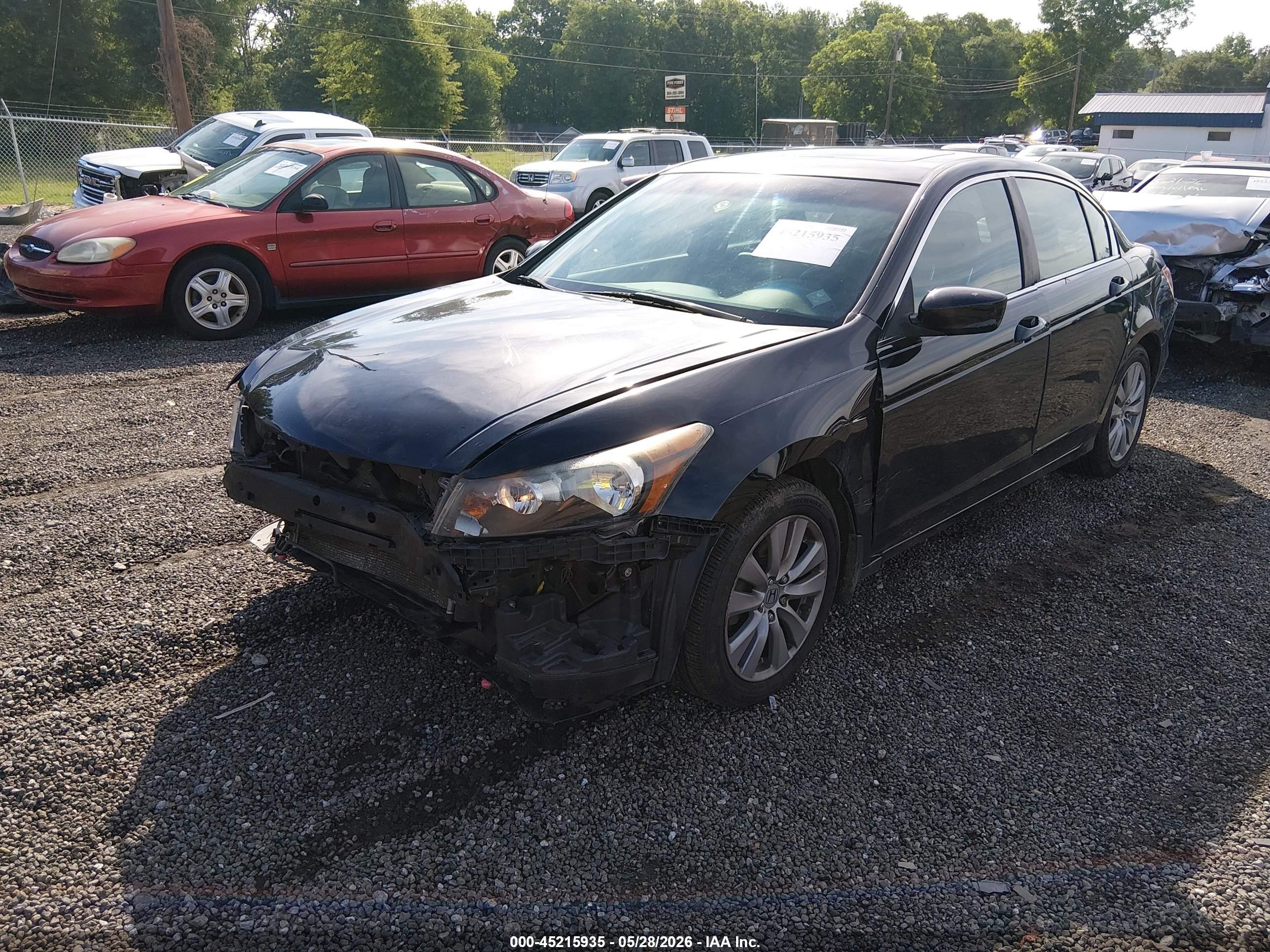2012 Honda Accord 2.4 Ex-l Black vin: 1HGCP2F8XCA175843