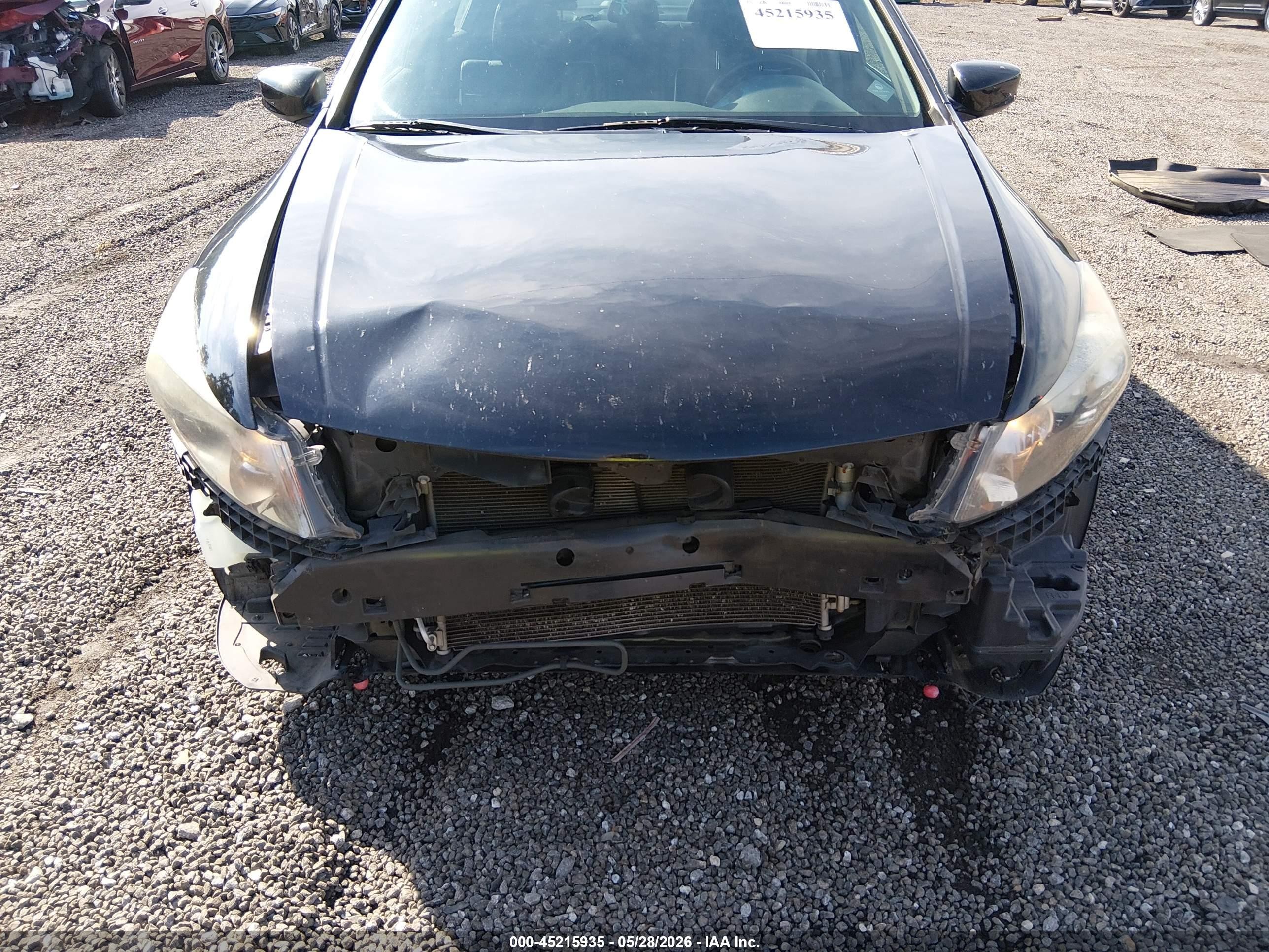 2012 Honda Accord 2.4 Ex-l Black vin: 1HGCP2F8XCA175843