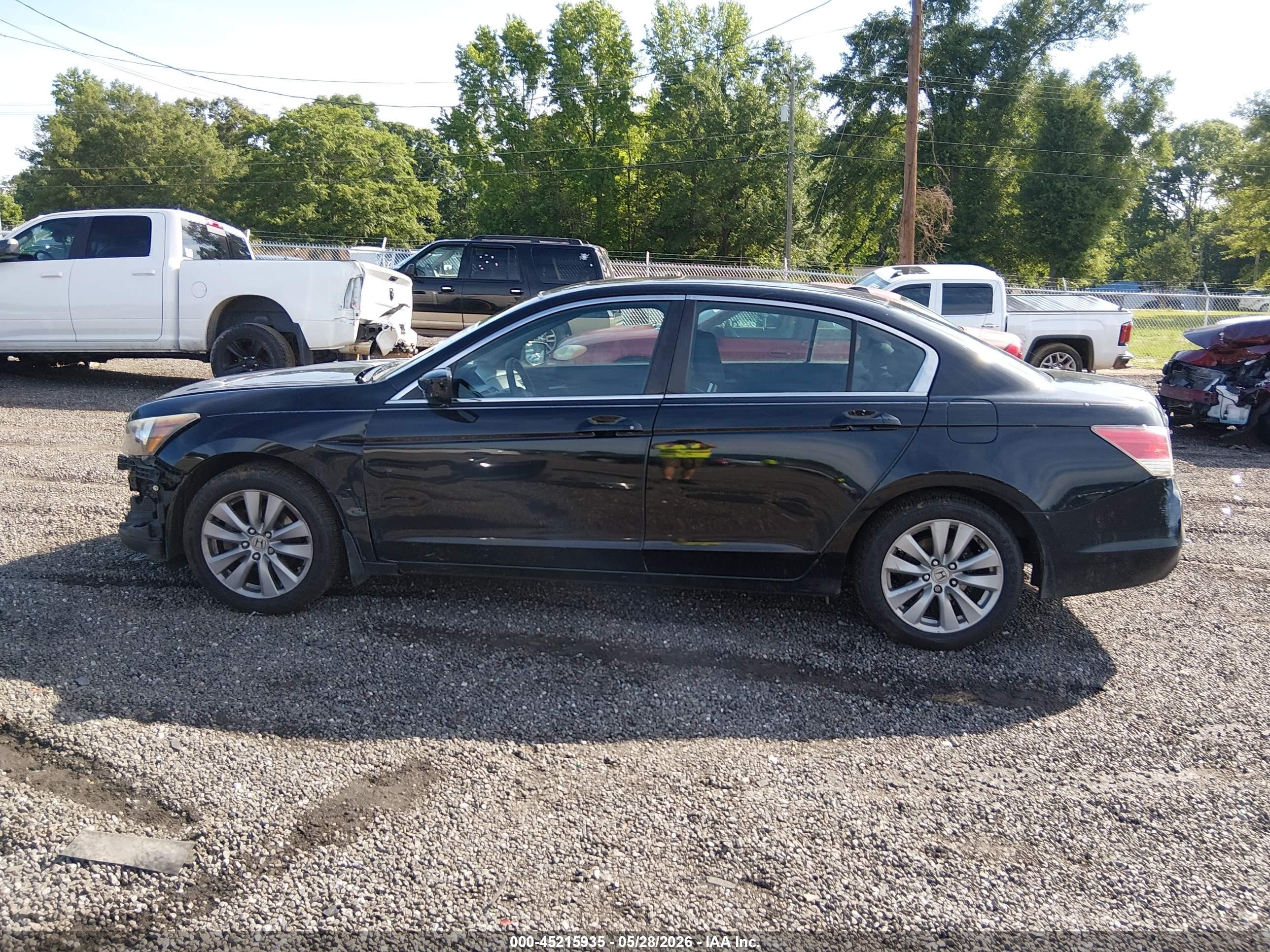 2012 Honda Accord 2.4 Ex-l Black vin: 1HGCP2F8XCA175843