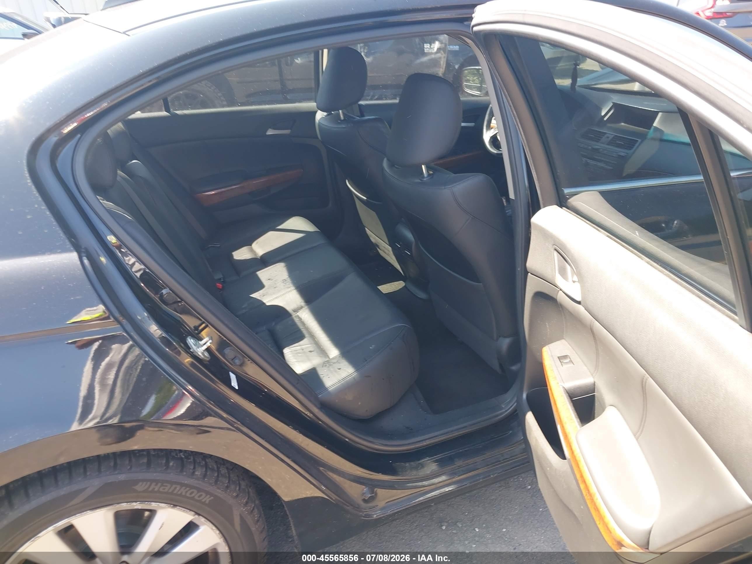 2012 Honda Accord 2.4 Ex-l Black vin: 1HGCP2F8XCA214737