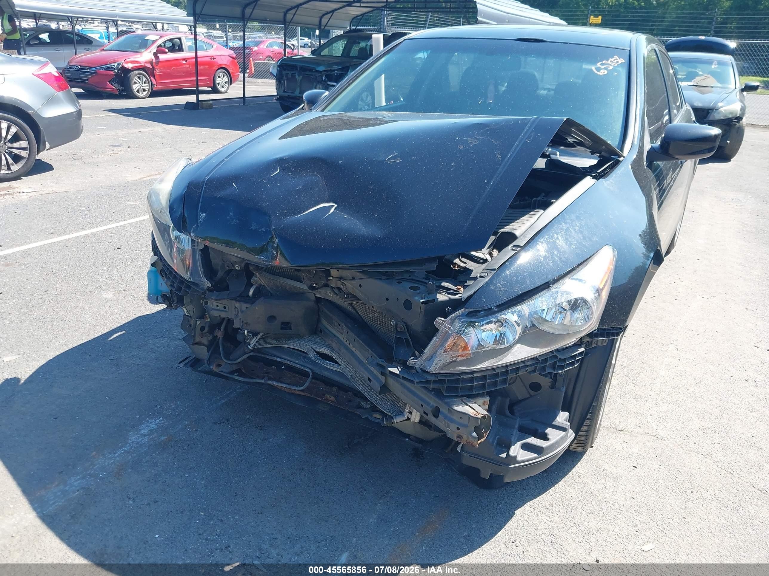 2012 Honda Accord 2.4 Ex-l Black vin: 1HGCP2F8XCA214737