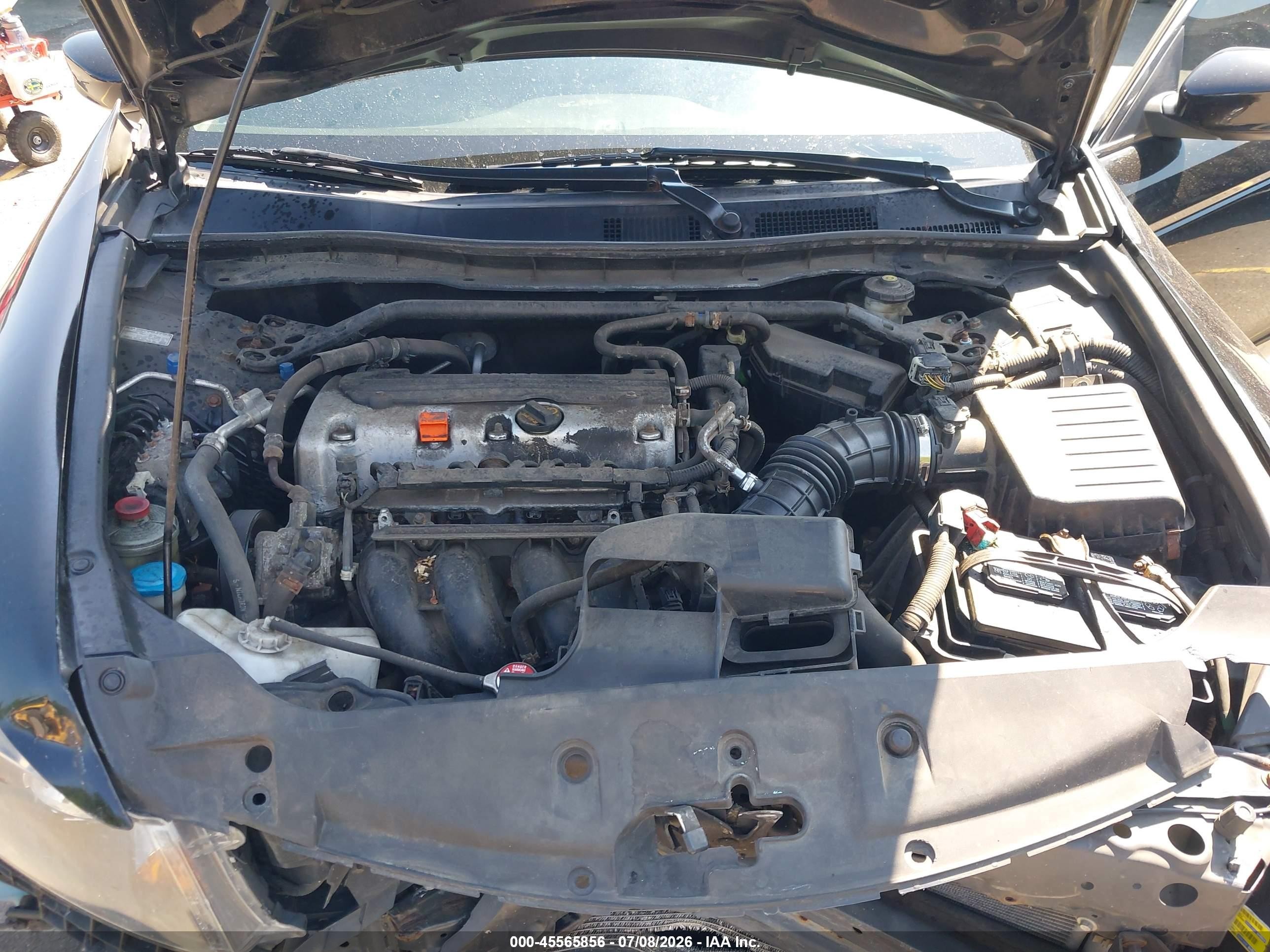 2012 Honda Accord 2.4 Ex-l Black vin: 1HGCP2F8XCA214737