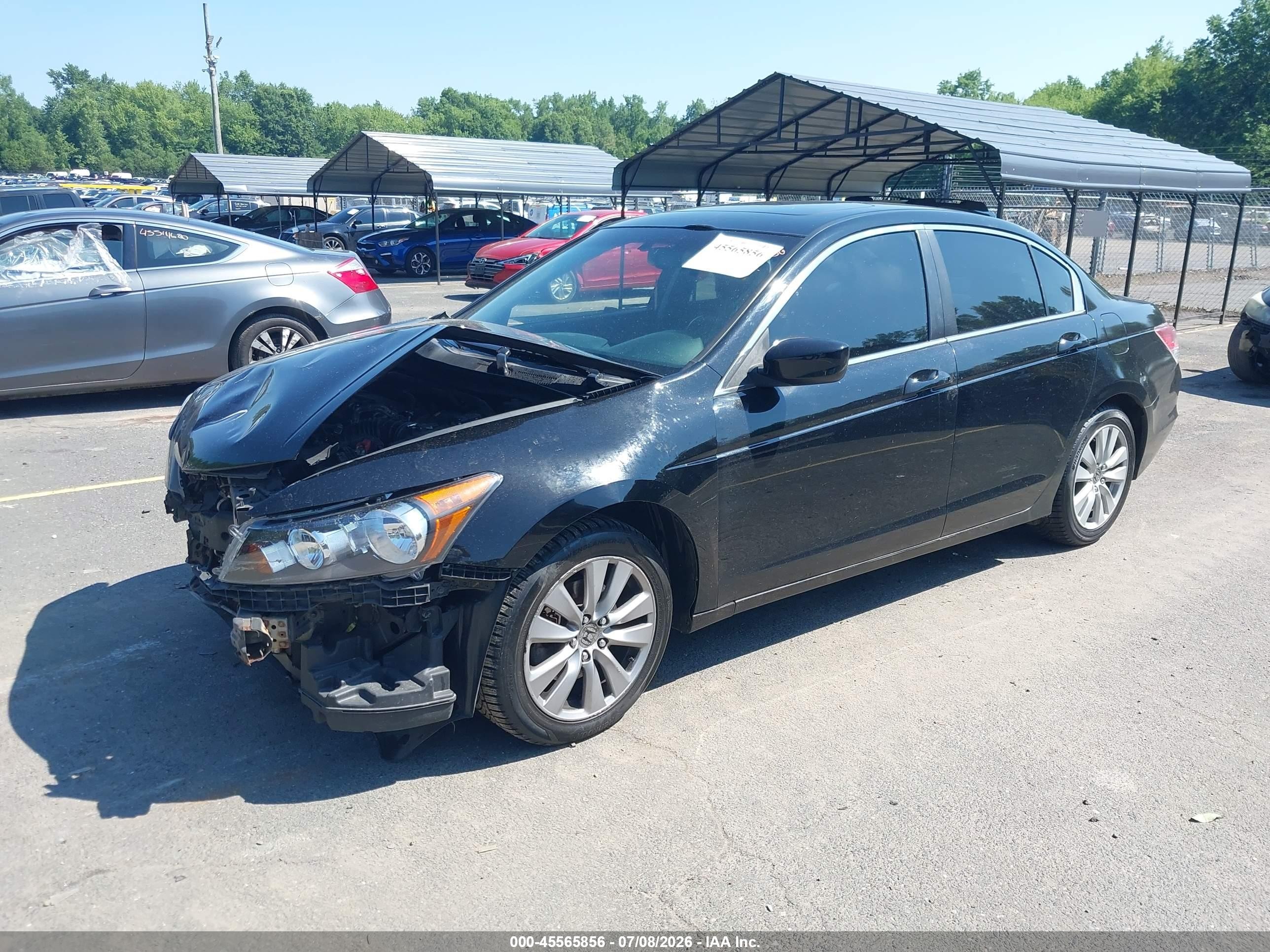 2012 Honda Accord 2.4 Ex-l Black vin: 1HGCP2F8XCA214737