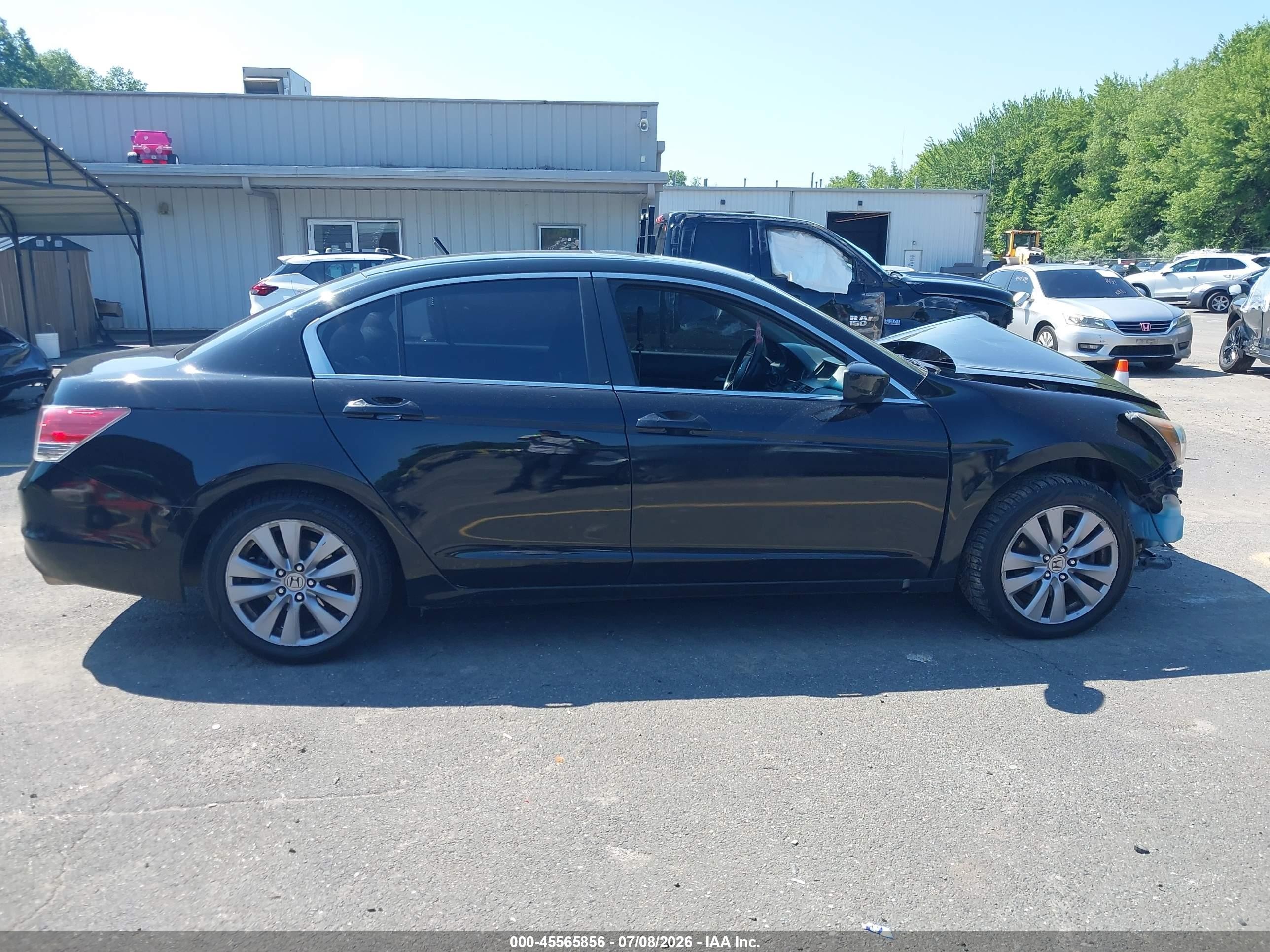 2012 Honda Accord 2.4 Ex-l Black vin: 1HGCP2F8XCA214737