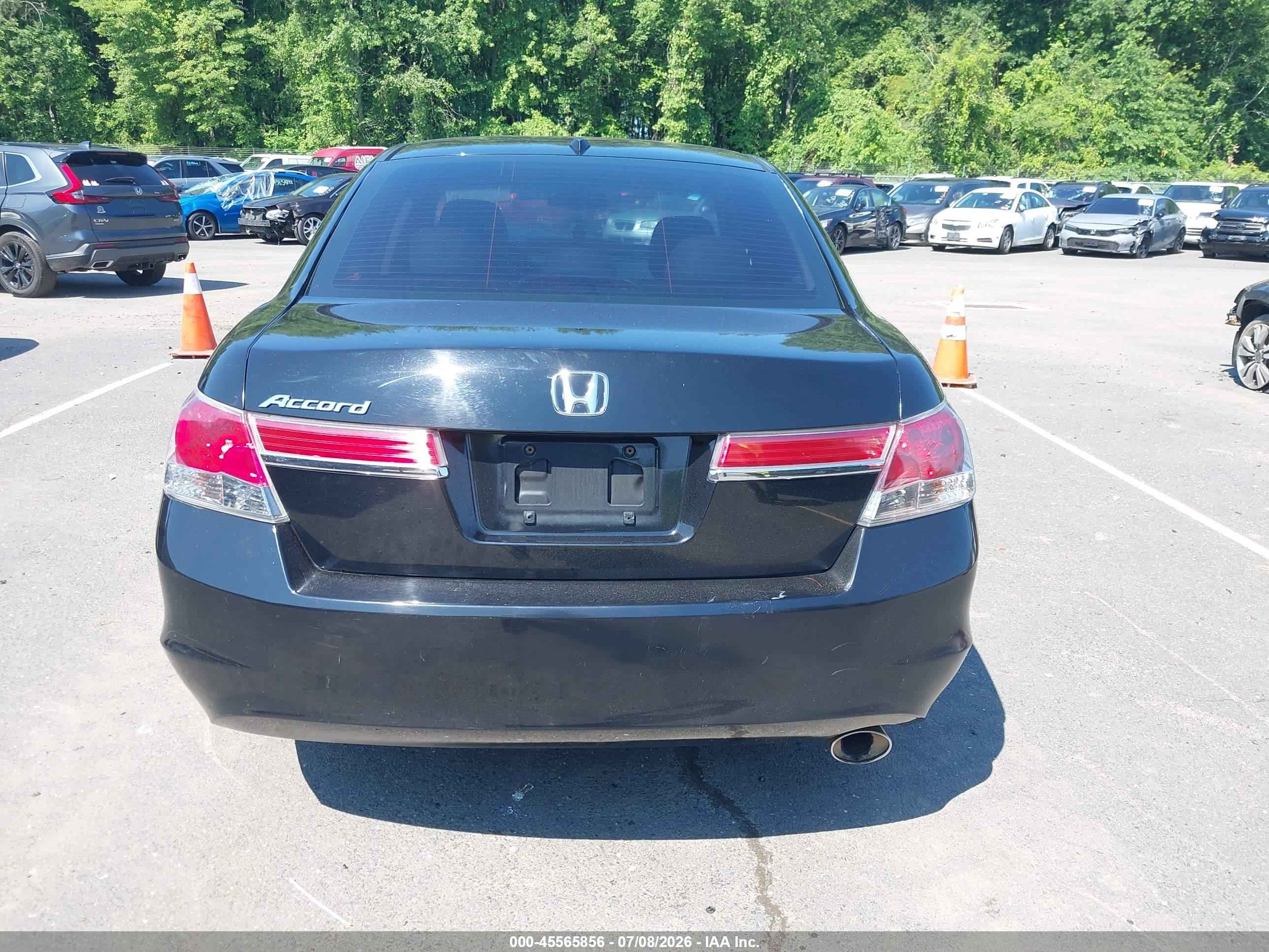 2012 Honda Accord 2.4 Ex-l Black vin: 1HGCP2F8XCA214737