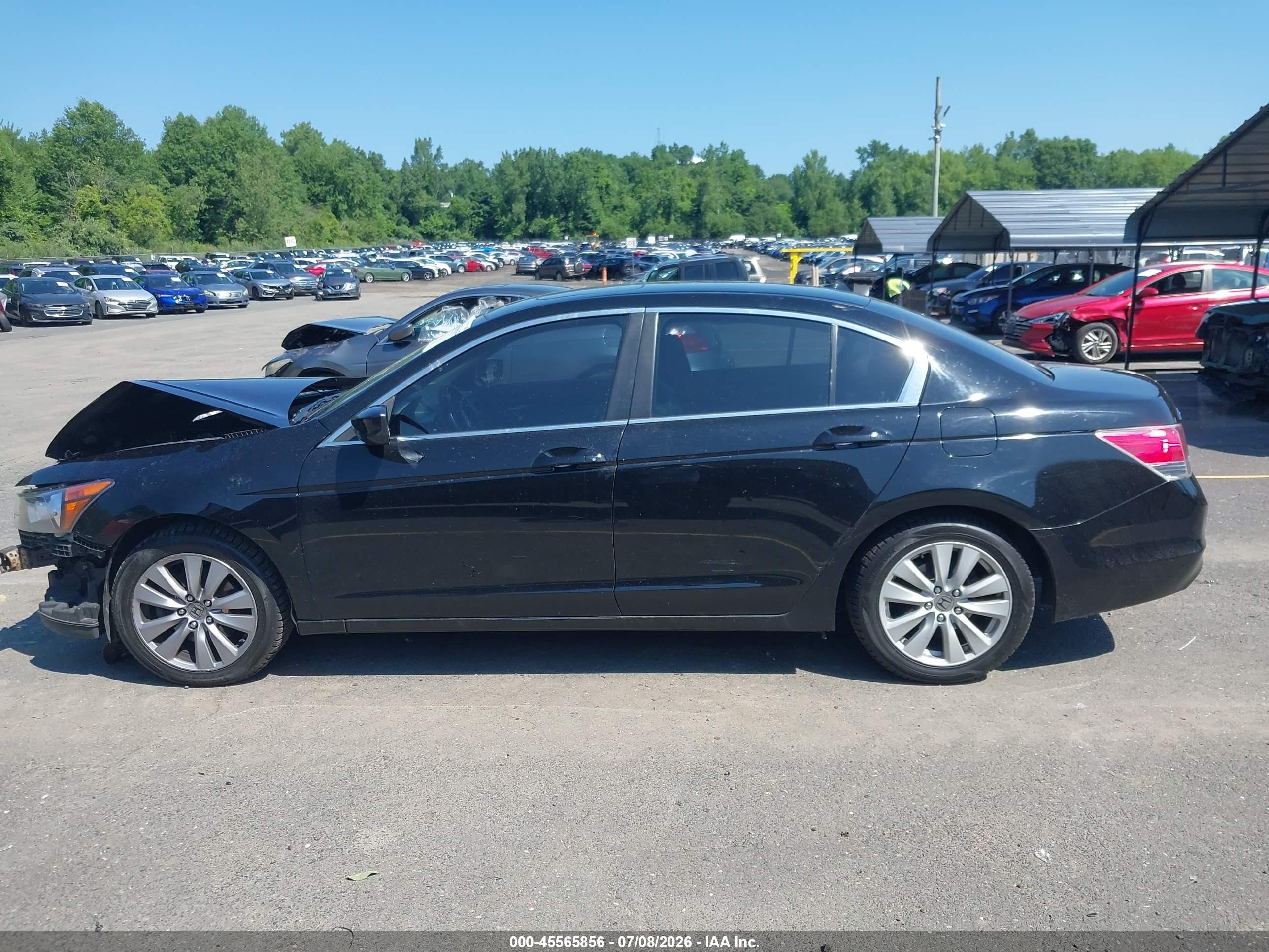 2012 Honda Accord 2.4 Ex-l Black vin: 1HGCP2F8XCA214737