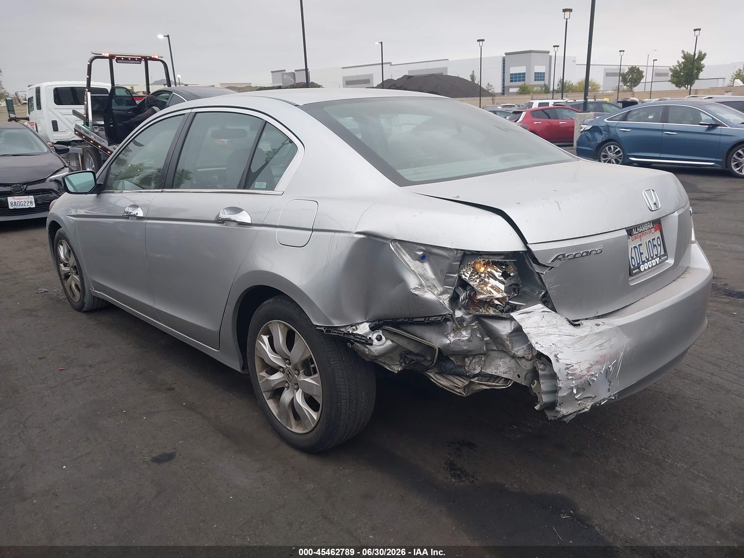 2008 Honda Accord 3.5 Ex Silver vin: 1HGCP36708A010646