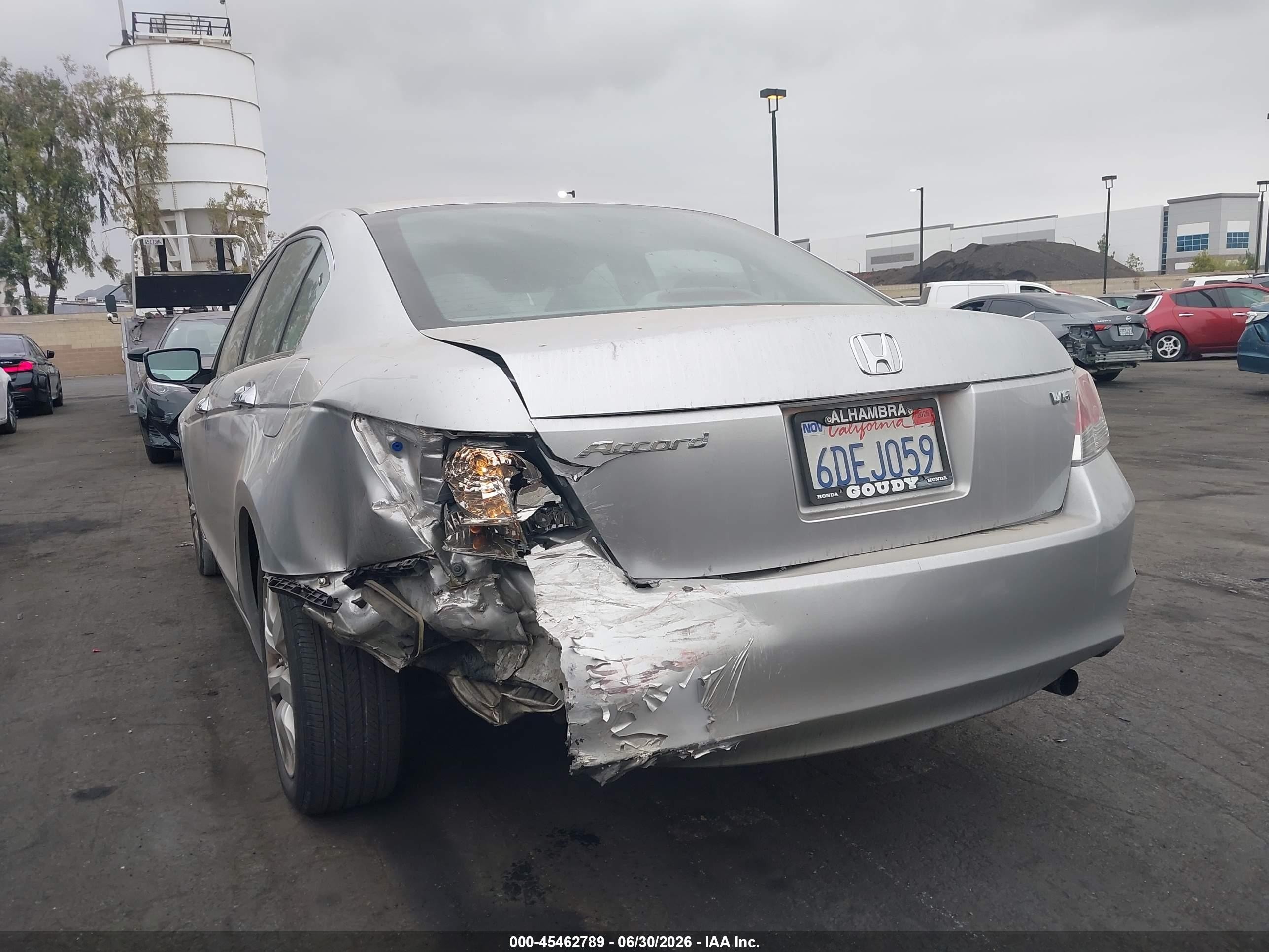 2008 Honda Accord 3.5 Ex Silver vin: 1HGCP36708A010646