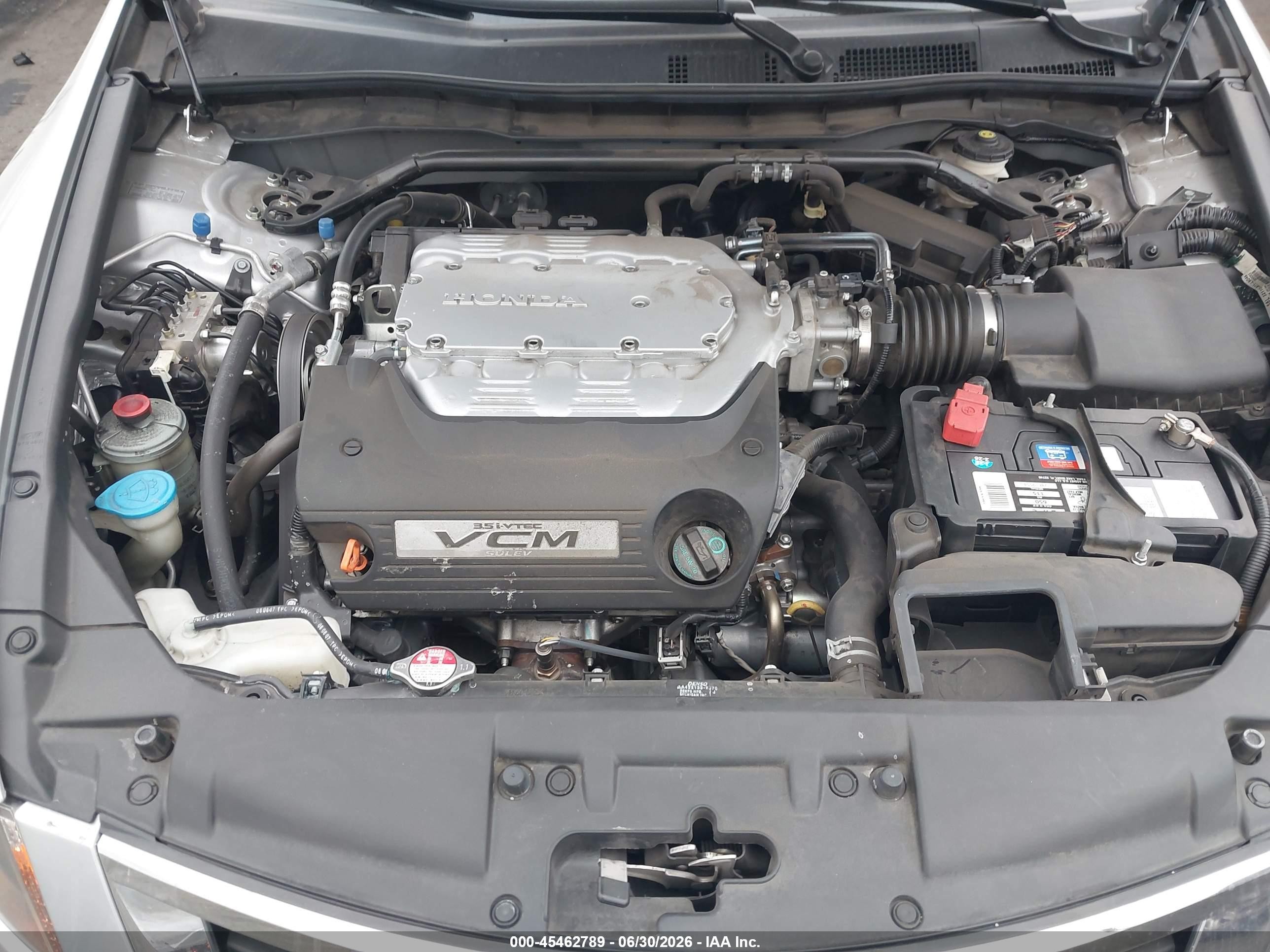 2008 Honda Accord 3.5 Ex Silver vin: 1HGCP36708A010646