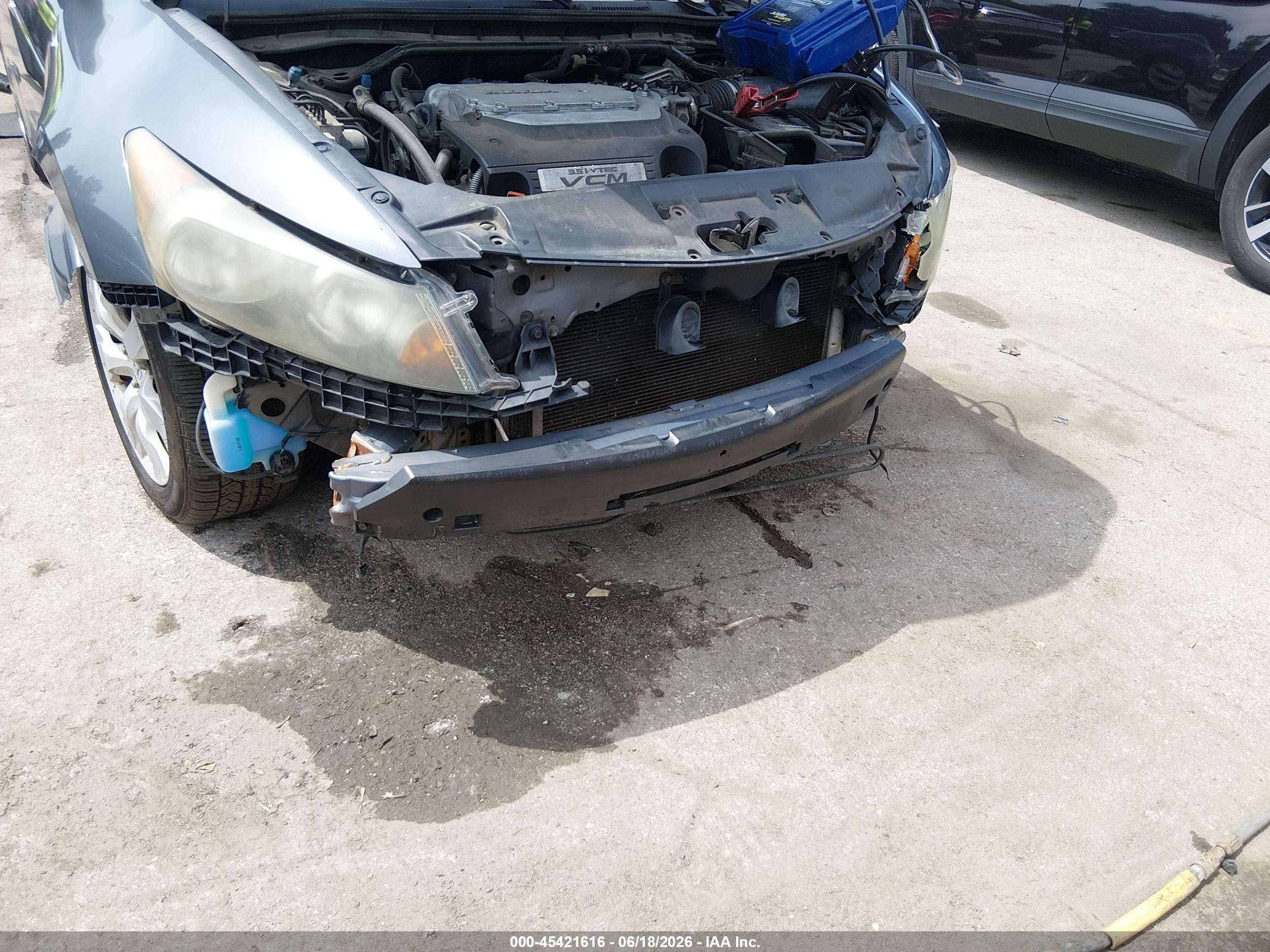 2008 Honda Accord 3.5 Ex Gray vin: 1HGCP36708A016270