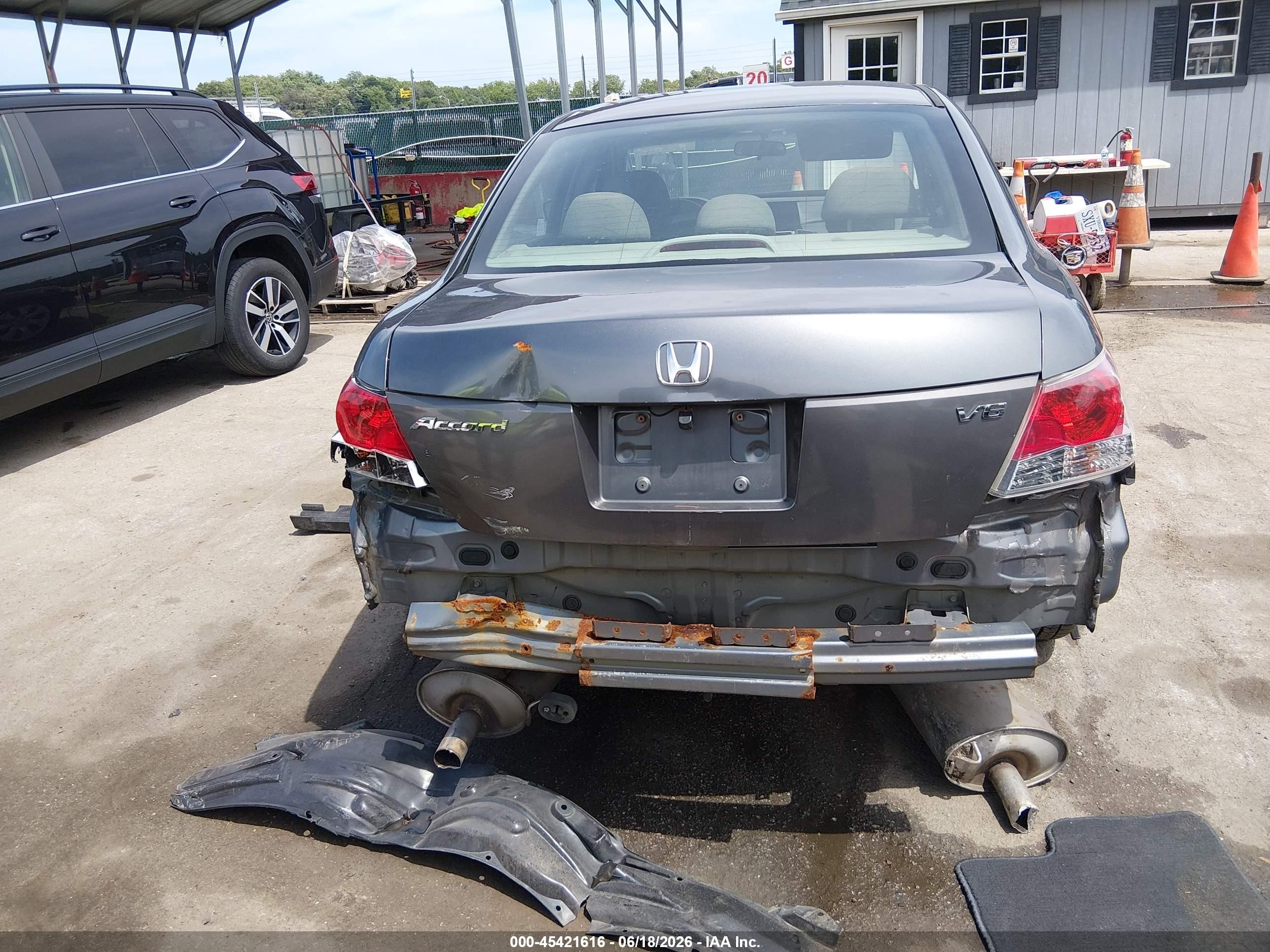 2008 Honda Accord 3.5 Ex Gray vin: 1HGCP36708A016270