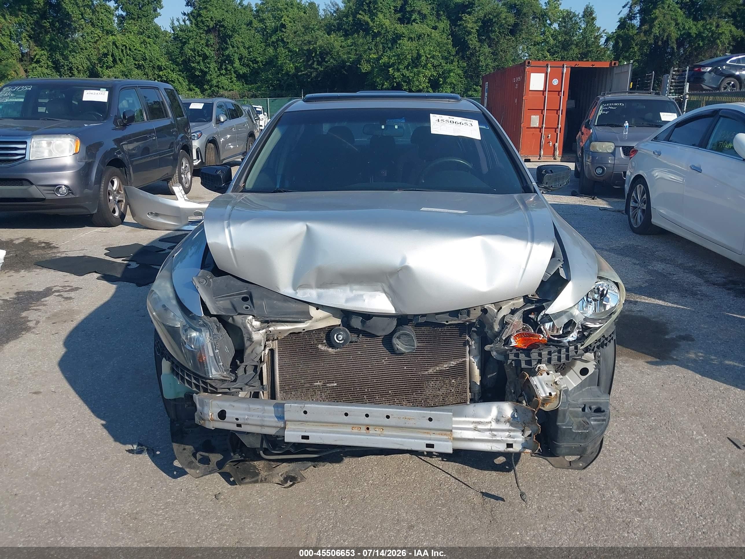 2008 Honda Accord 3.5 Ex Silver vin: 1HGCP36708A027866