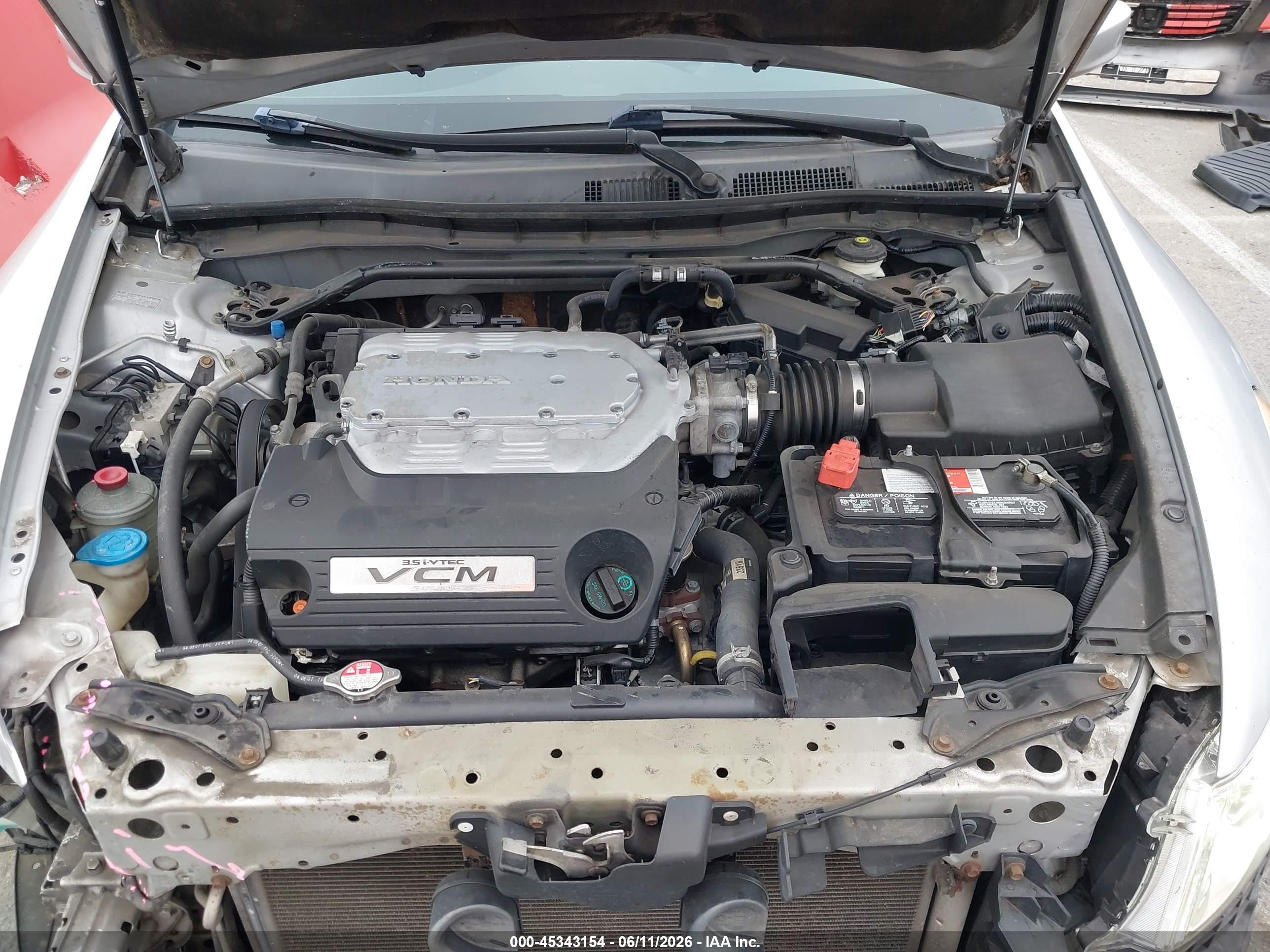 2008 Honda Accord 3.5 Ex Silver vin: 1HGCP36718A010378