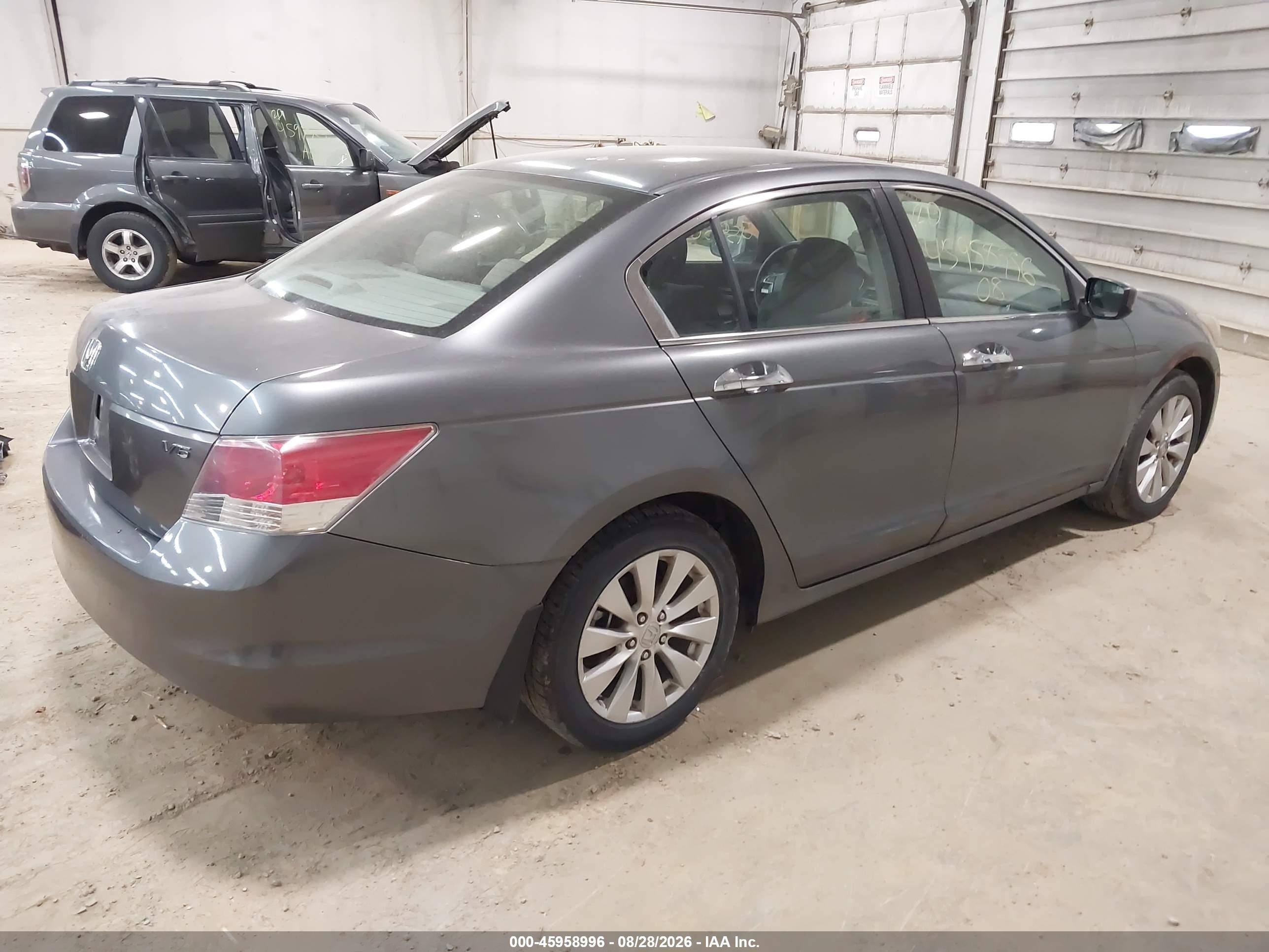 2008 Honda Accord 3.5 Ex Gray vin: 1HGCP36718A017945