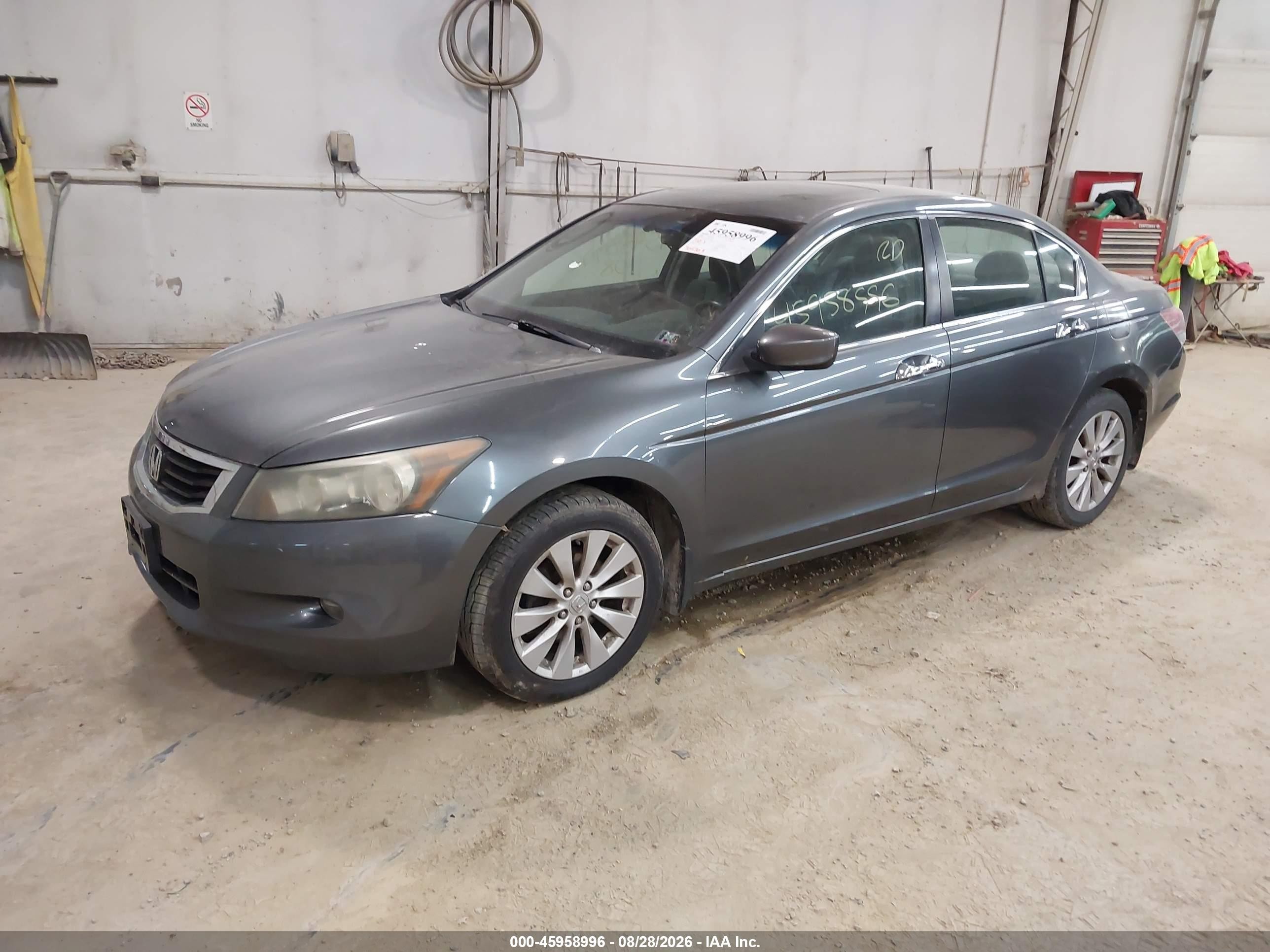 2008 Honda Accord 3.5 Ex Gray vin: 1HGCP36718A017945