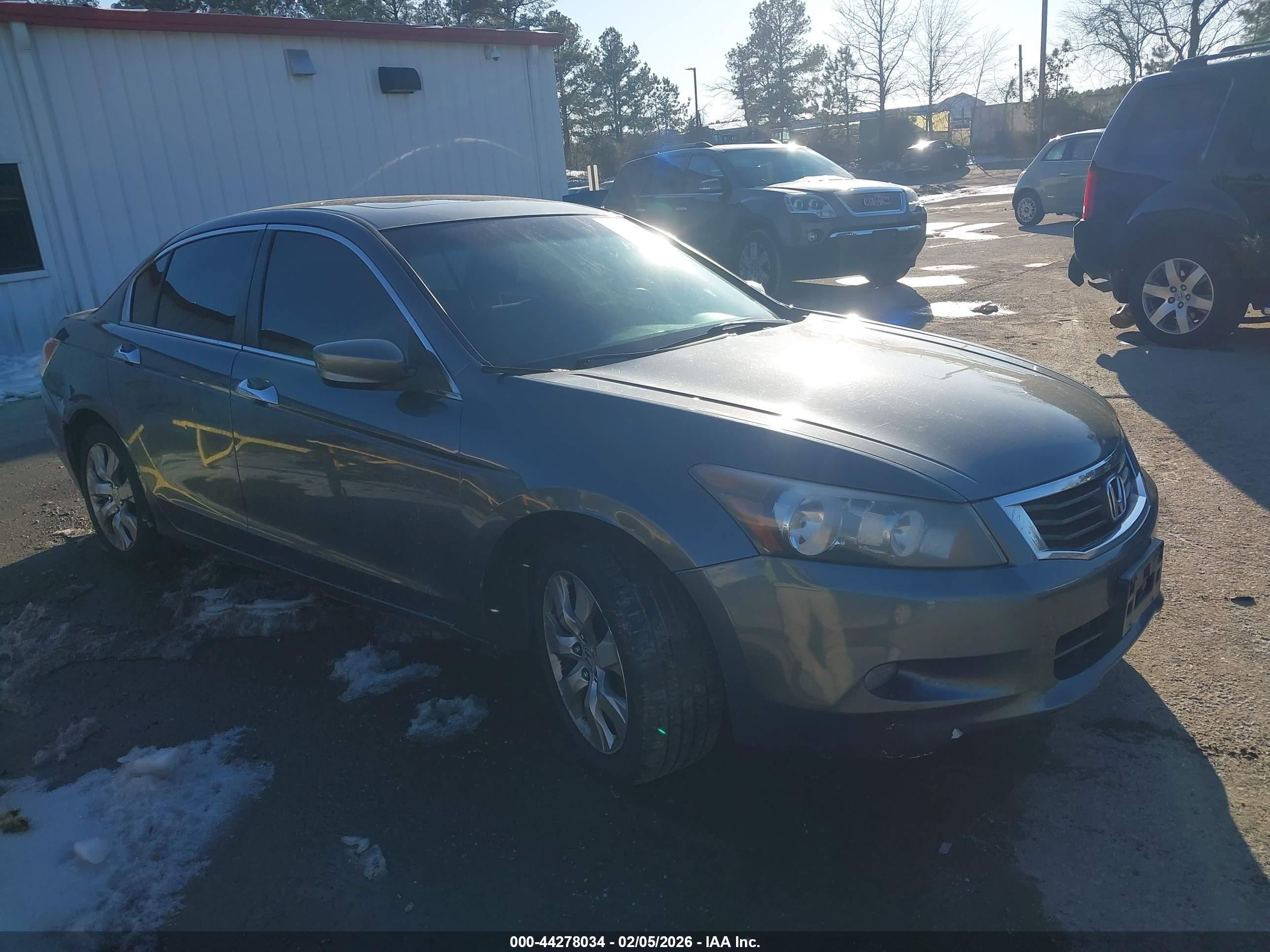 2008 Honda Accord 3.5 Ex Gray vin: 1HGCP36718A017962