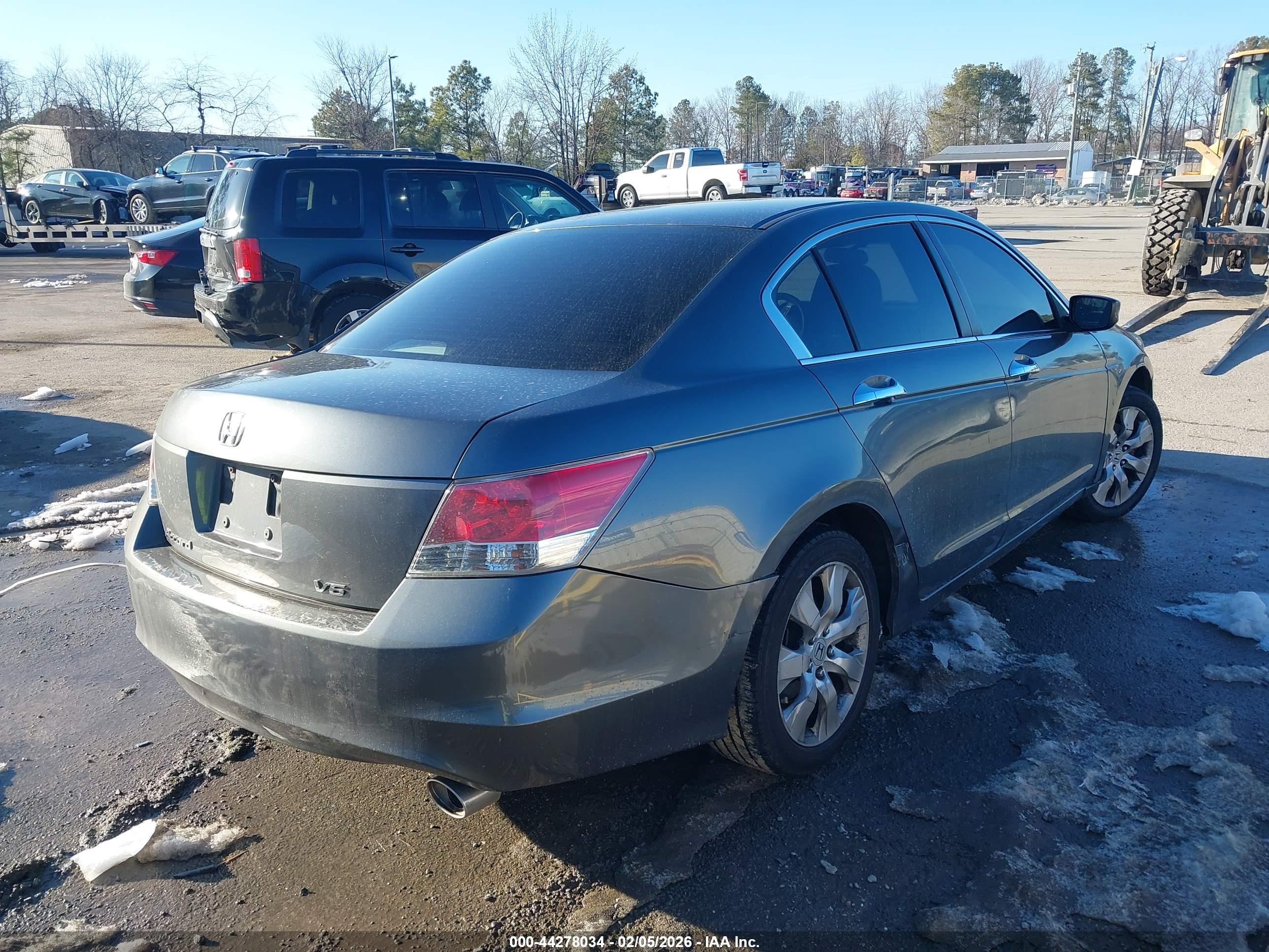 2008 Honda Accord 3.5 Ex Gray vin: 1HGCP36718A017962