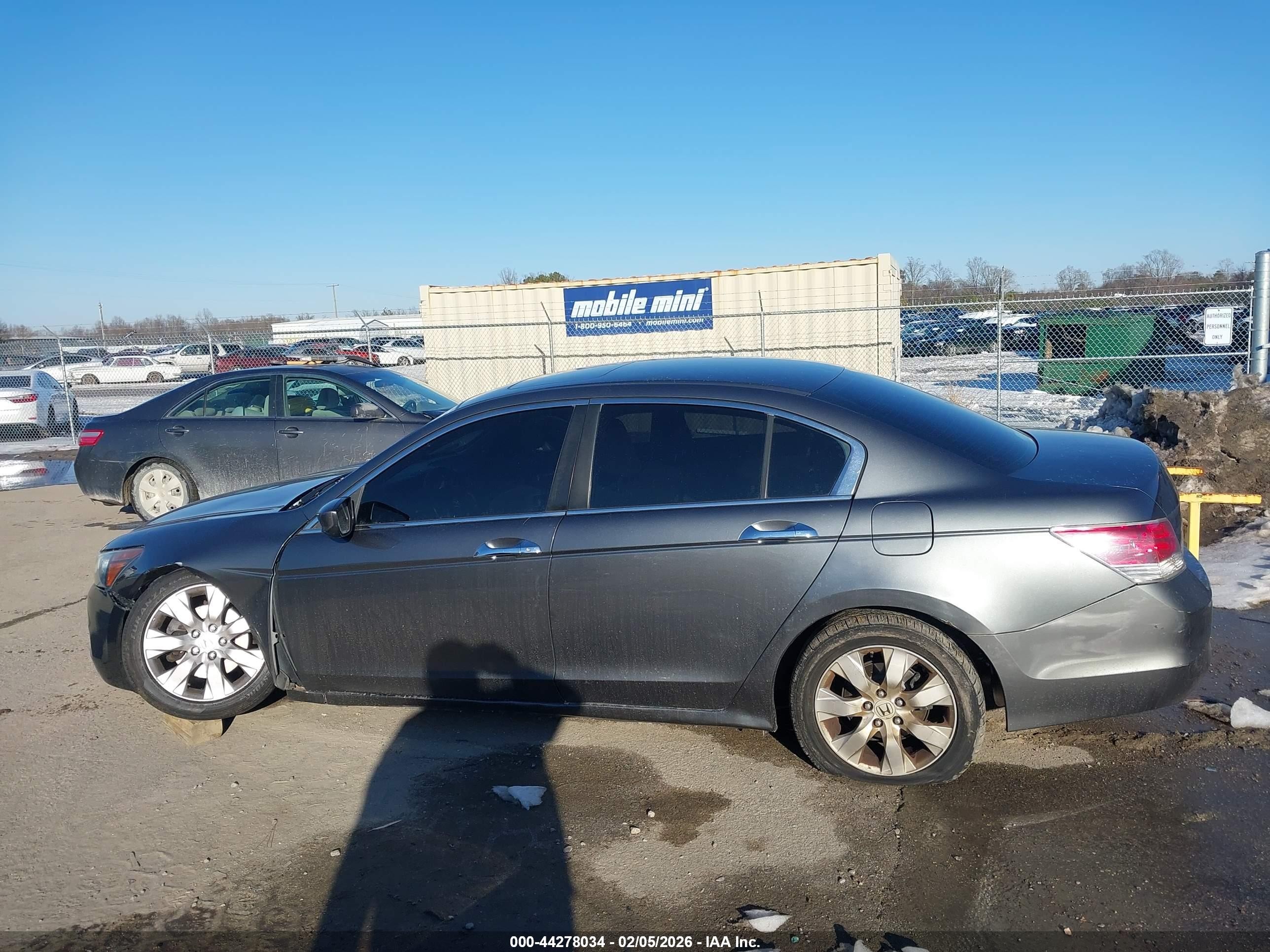 2008 Honda Accord 3.5 Ex Gray vin: 1HGCP36718A017962